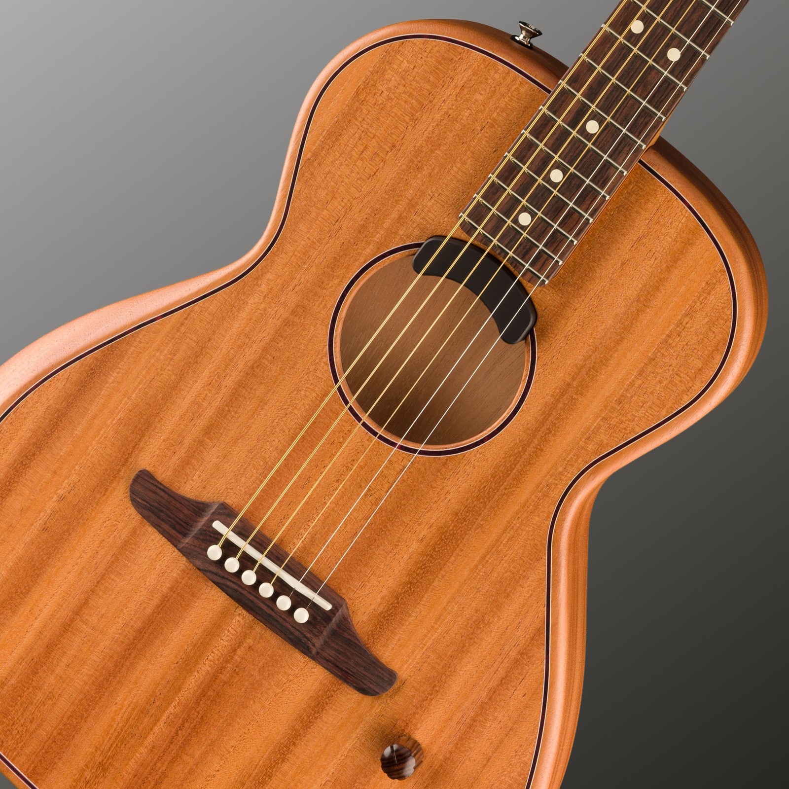 Mahagoni Decke der Fender Highway Parlor MAH RW