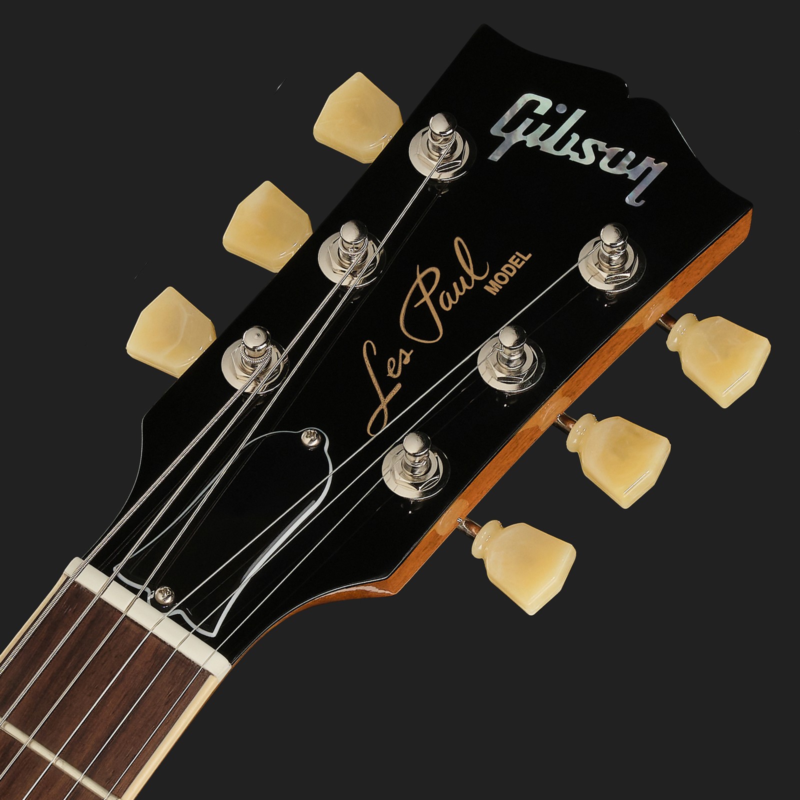 Kopfplatte der Gibson Les Paul Standard 50s DT VHB E-Gitarre