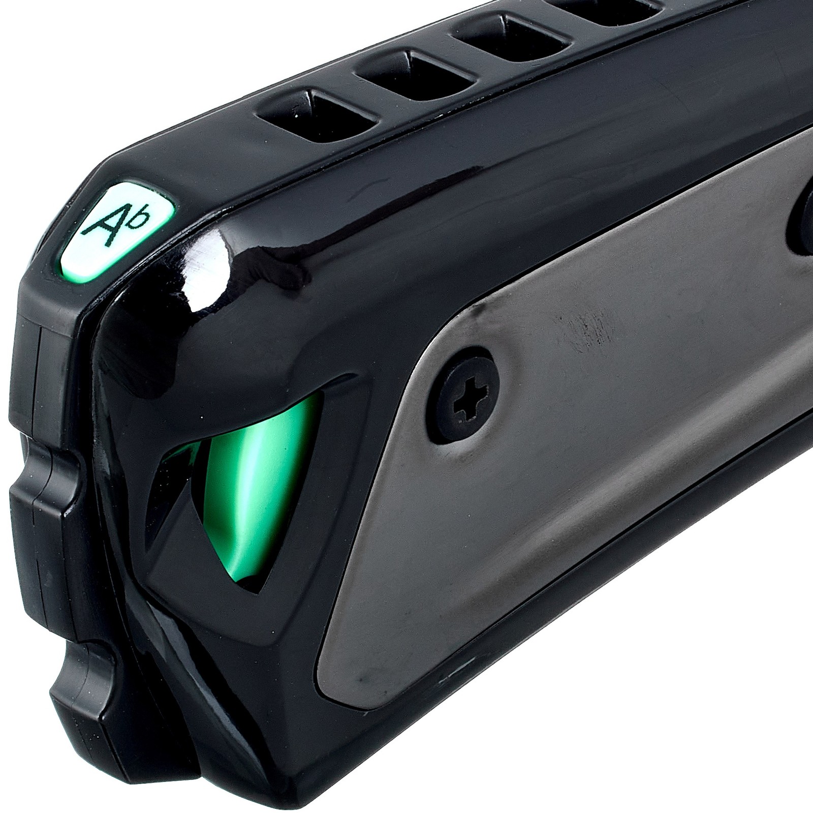 Mundharmonika Yonberg schwarz mit Anzeige der Stimmung