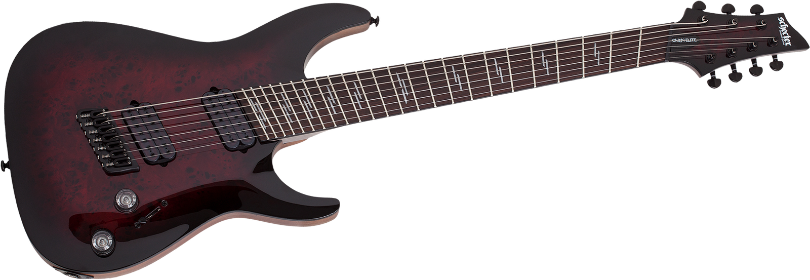 Schecter Omen Elite-7 MS Black Cherry Multiscale Gitarre