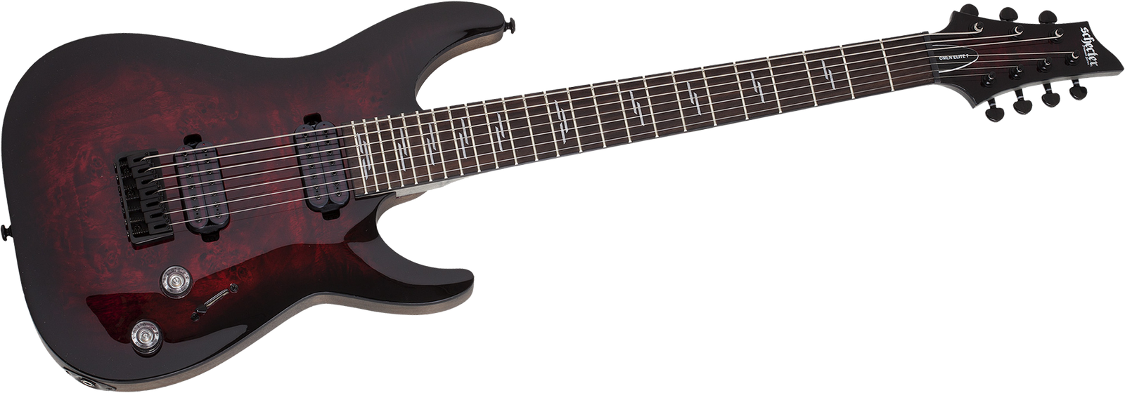 Schecter Omen Elite-7 Black Ch Burst E-Gitarre
