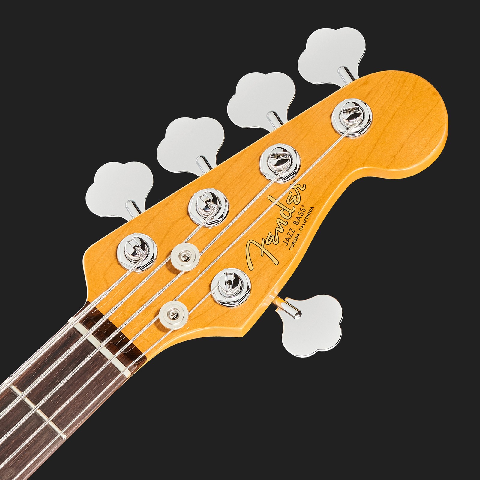 Kopfplatte des Fender AM Pro II Jazz Bass V RW 3TSB