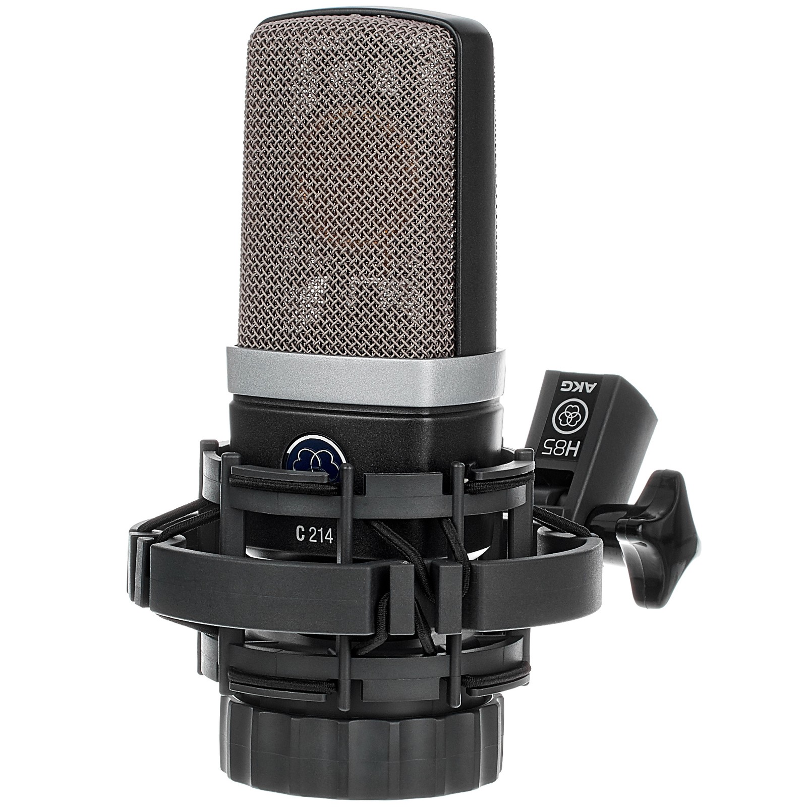 AKG C214 Großmembranmikrofon in elastischer Spinnenhalterung