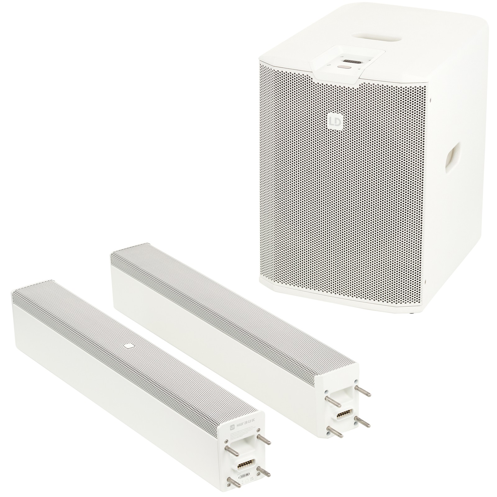 LD Systems Maui 28 G3 White, full PA unit with sub and satellites