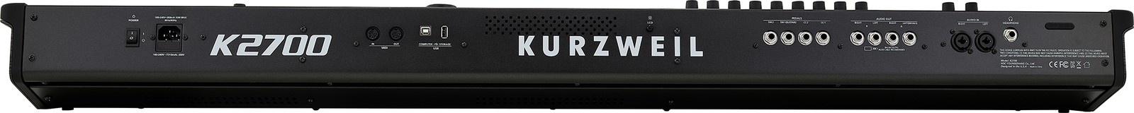 Kurzweil K2700, Rückseite