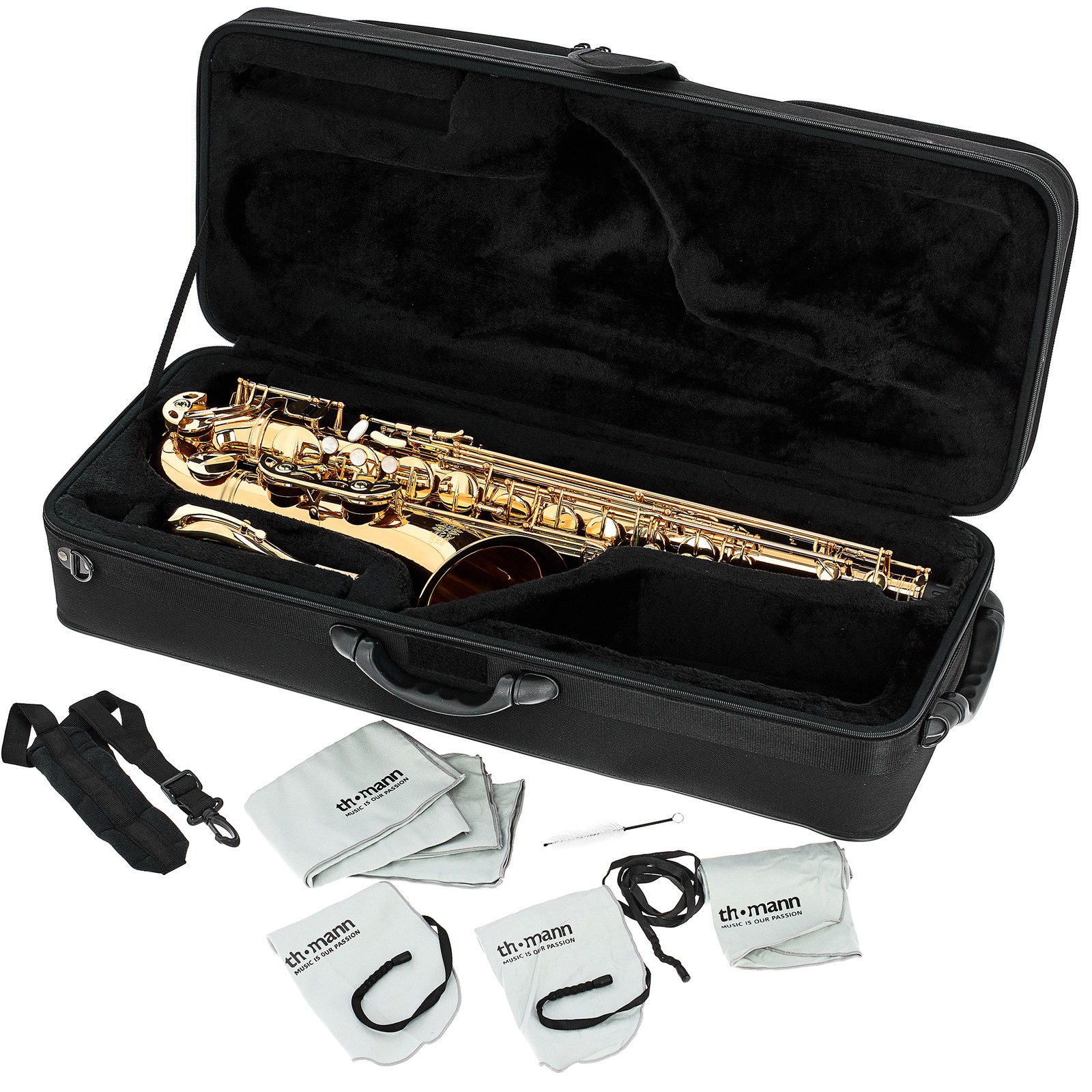 Thomann Custom Line TSBGG inkl. Wischer, Gurt und Koffer