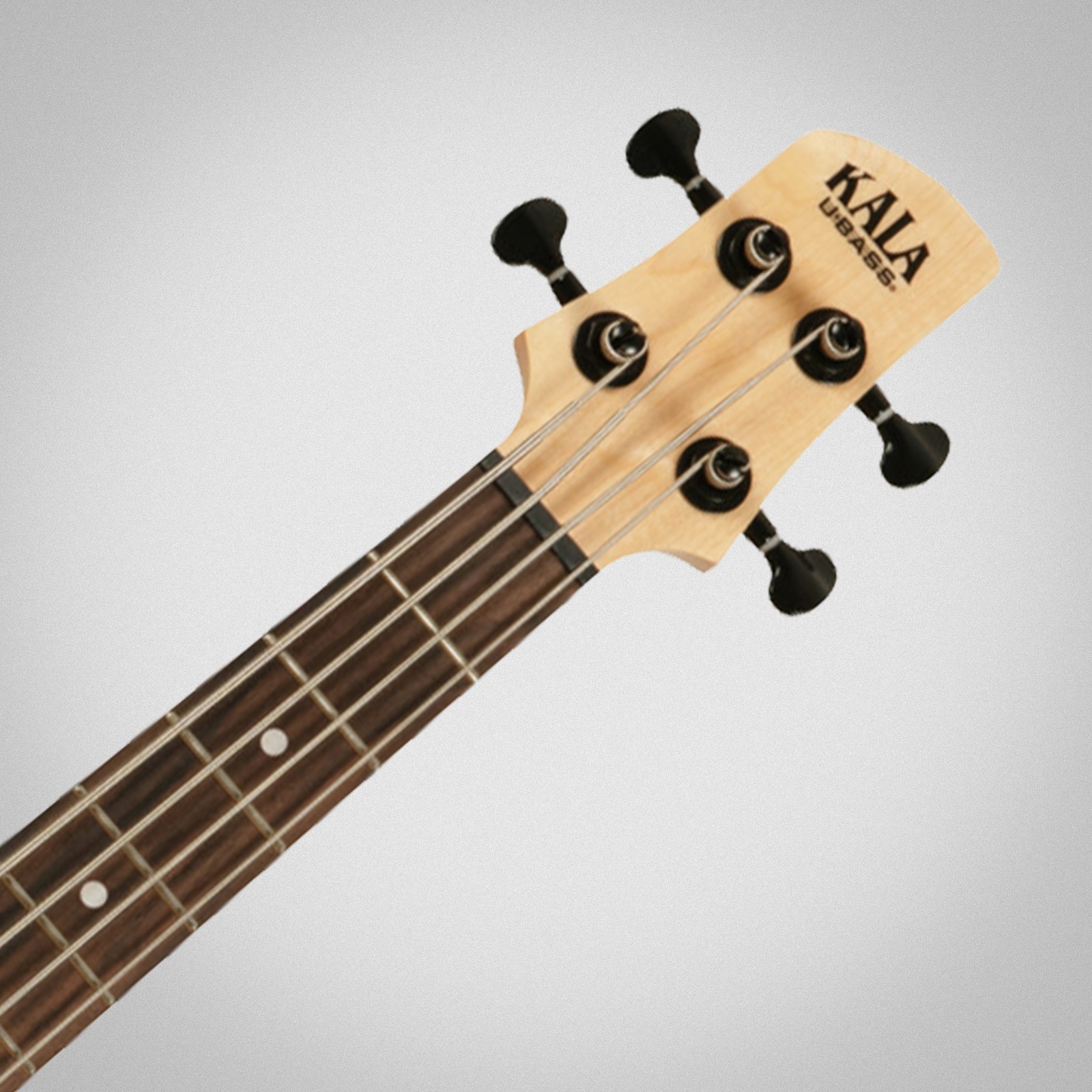 Kala U-Bass Solid Body 4-String PP, headstock with logo