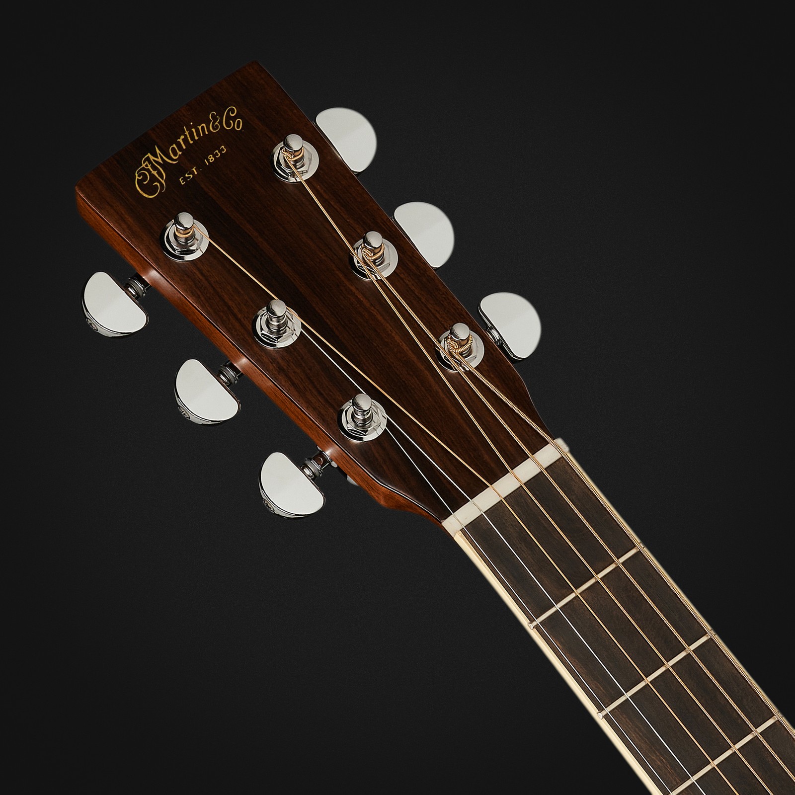 Kopfplatte der Martin Guitar 0018 LH Westerngitarre