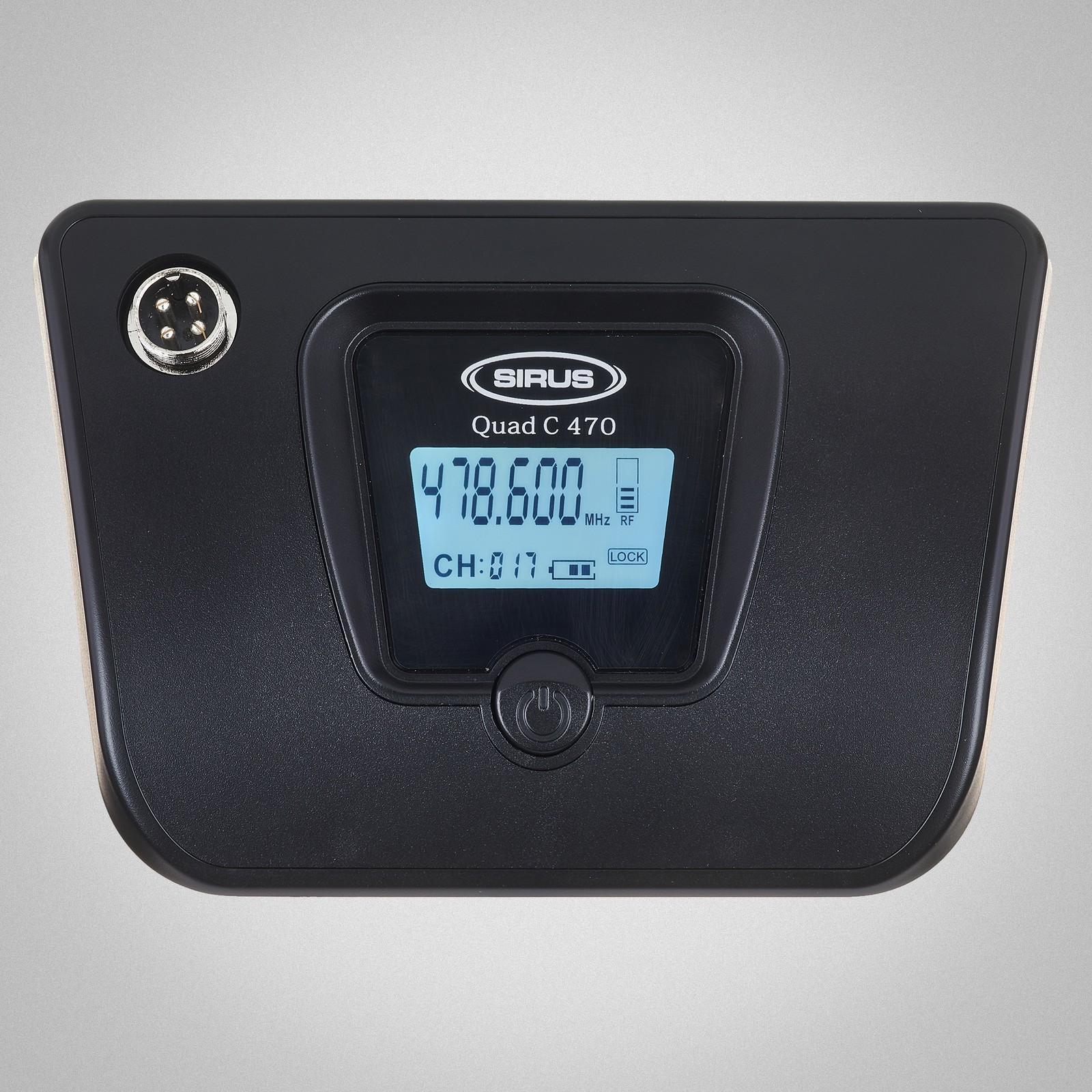 Logo auf dem Sirus Quad C 470 UHF Konferenz-Tisch-Sprechstelle