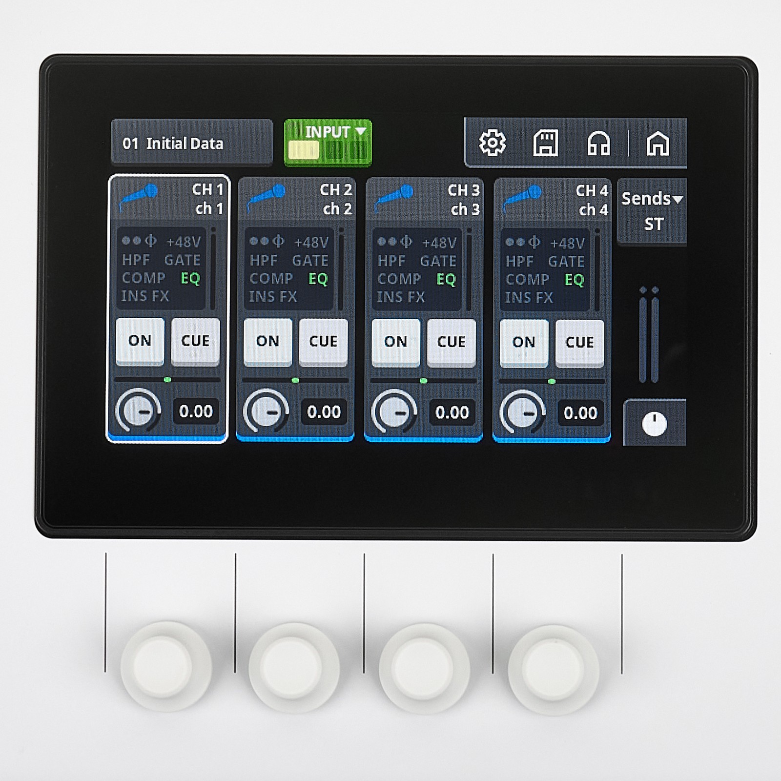 Yamaha URX44V WH, 4-Kanal USB 2.0 Audiointerface