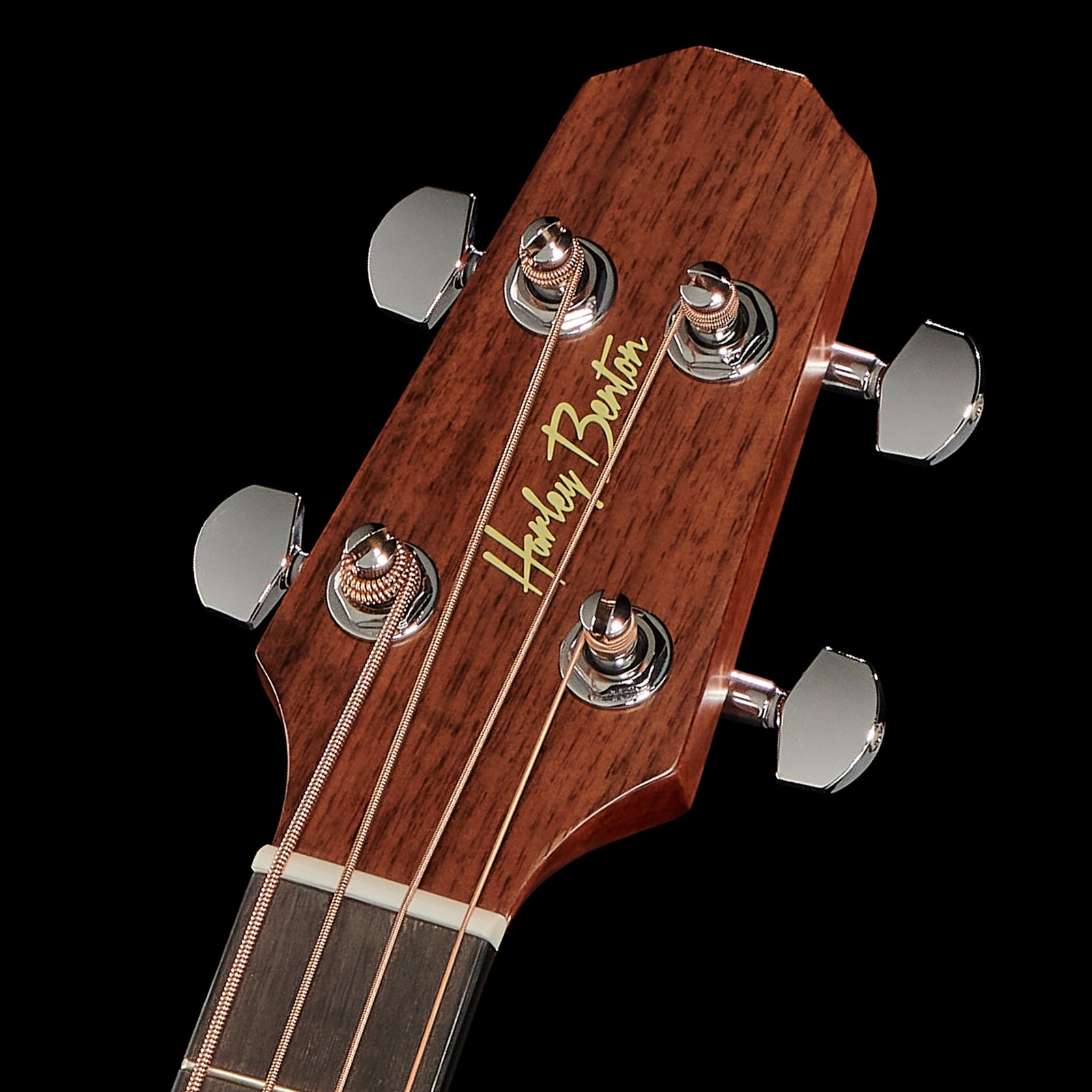 Harley Benton GS-Travel-E Bass Mahogany, Kopfplatte