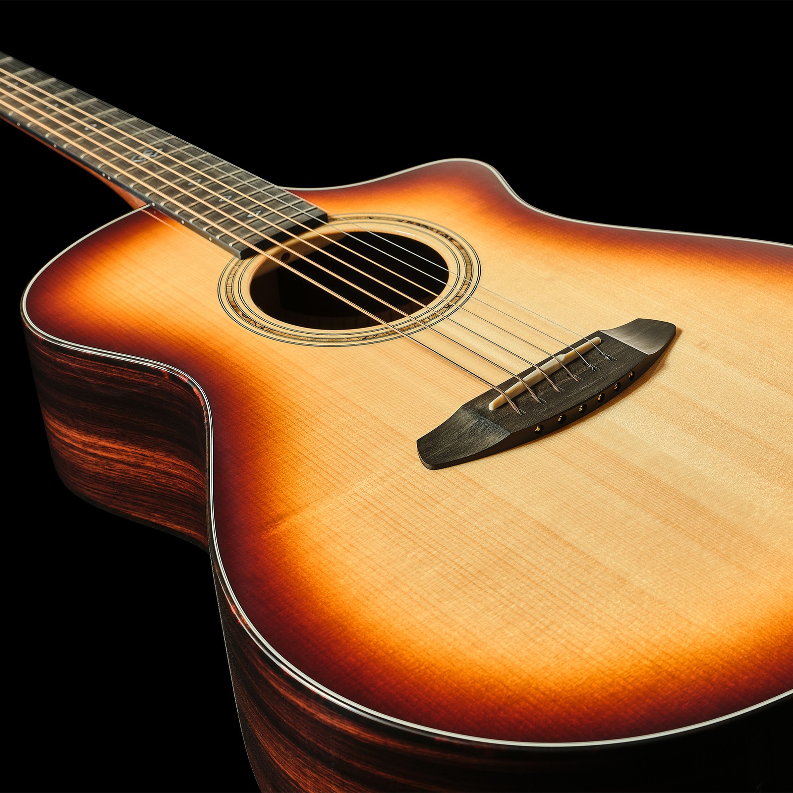 Decke der Breedlove Premier Concert Burnt Amber CE