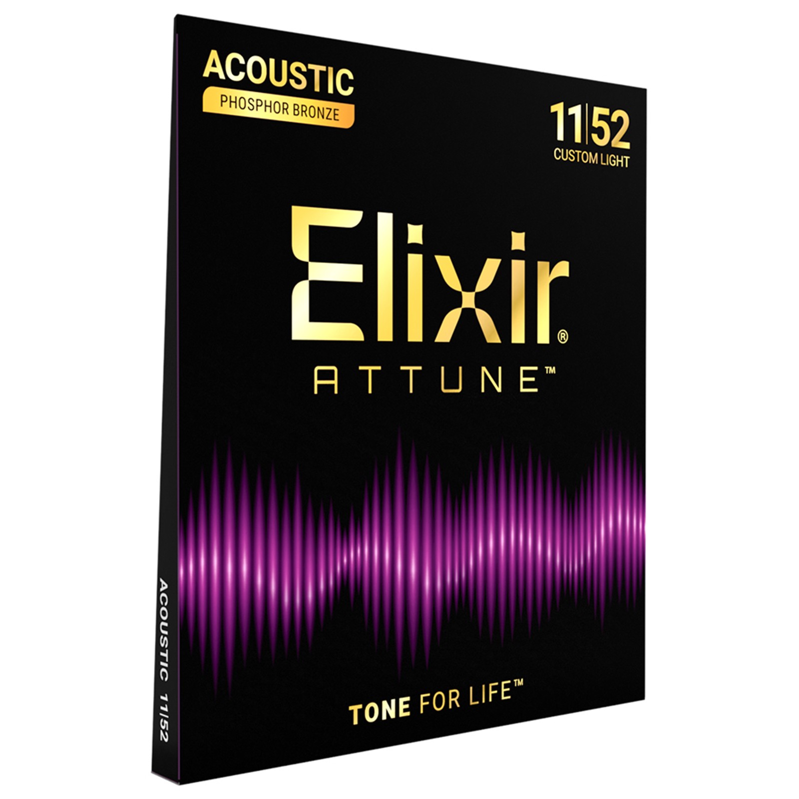 Elixir Attune 21027 Phosphor Bronze