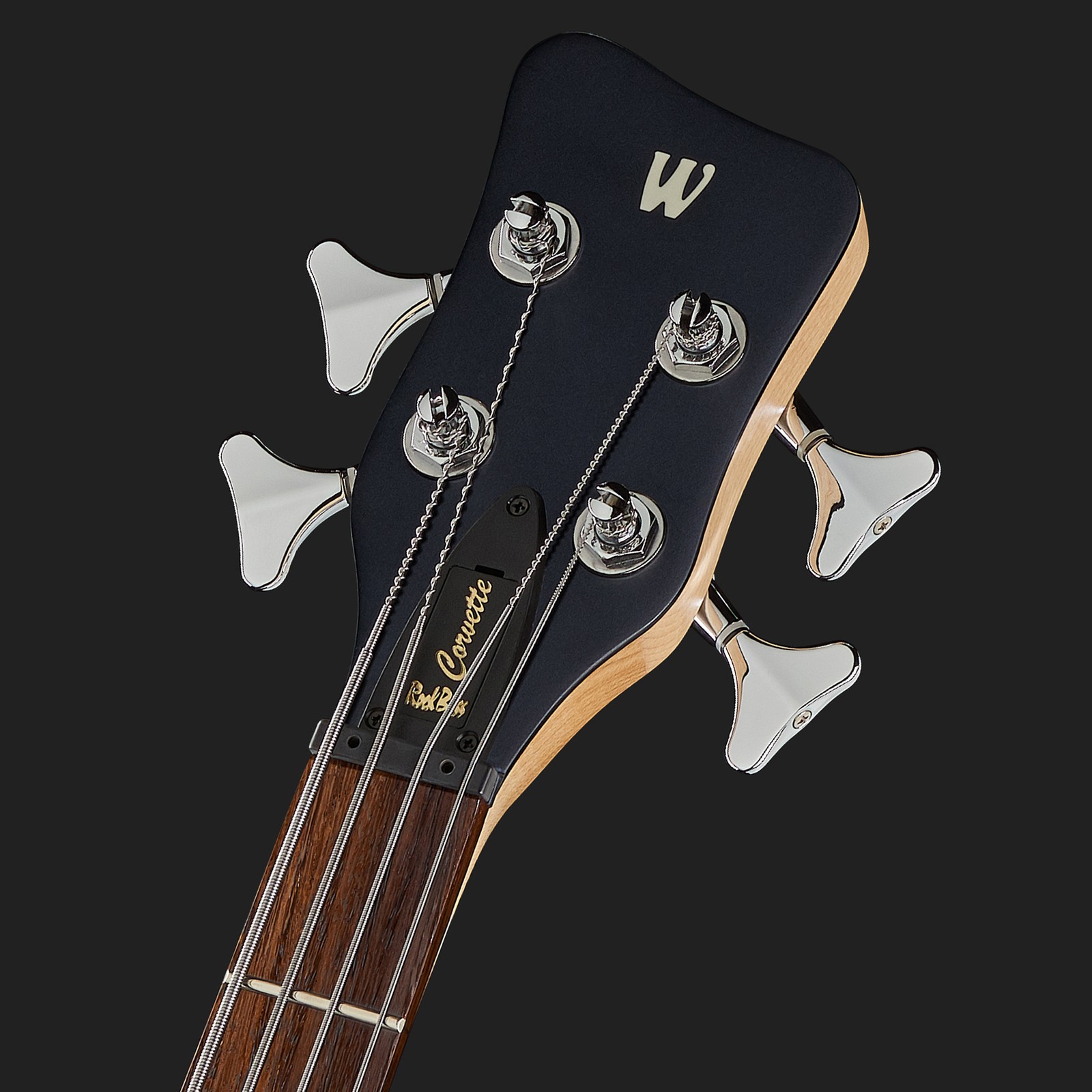 Warwick RB Corvette B 4 BRTS, bass guitar, headstock