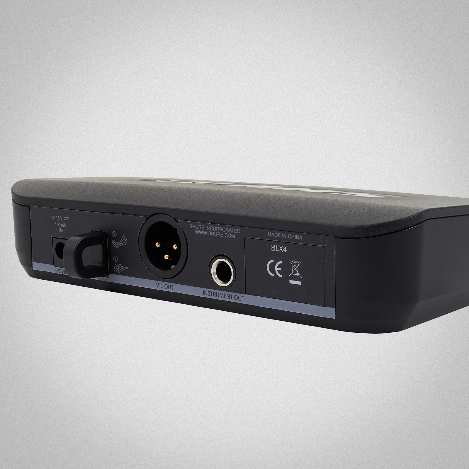 Shure BLX4 M17, Detail Rückseite