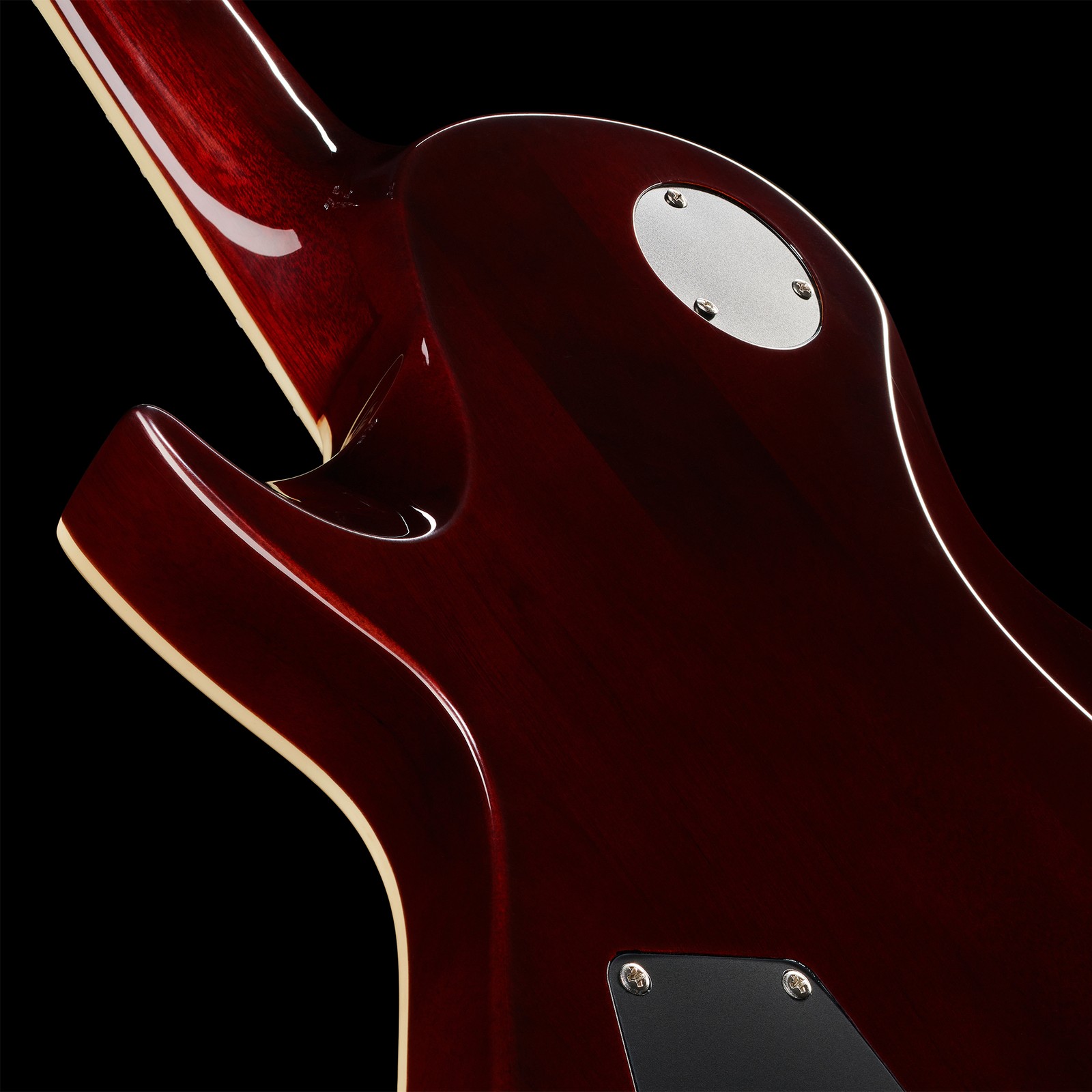 Harley Benton SC-Custom III Lemon Flame Rückseite