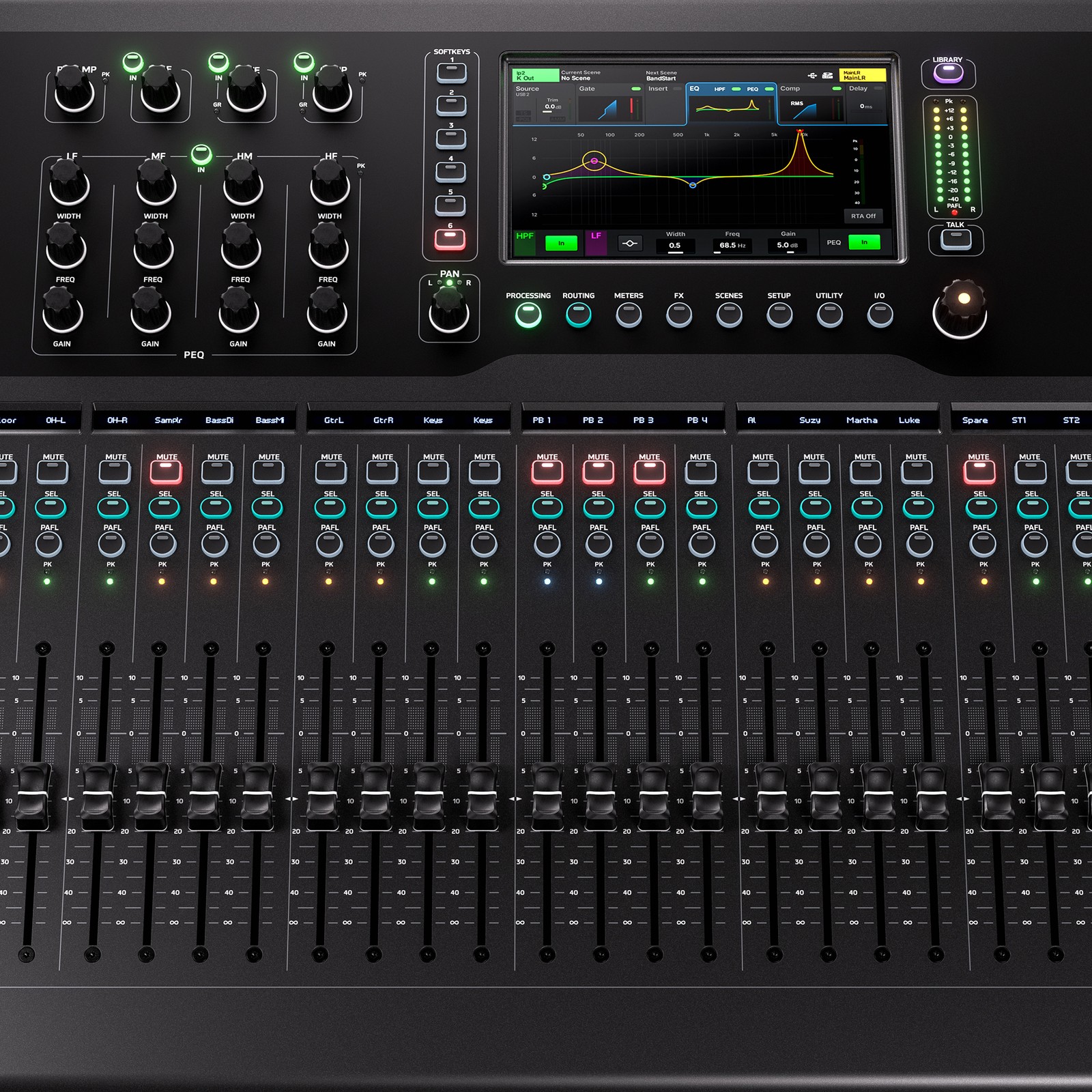 Allen & Heath QU-7, Detail