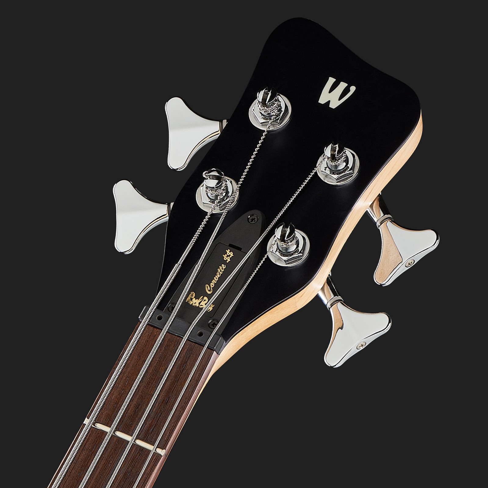Warwick RB Corvette $$ 4 BR TS, electric bass guitar, headstock