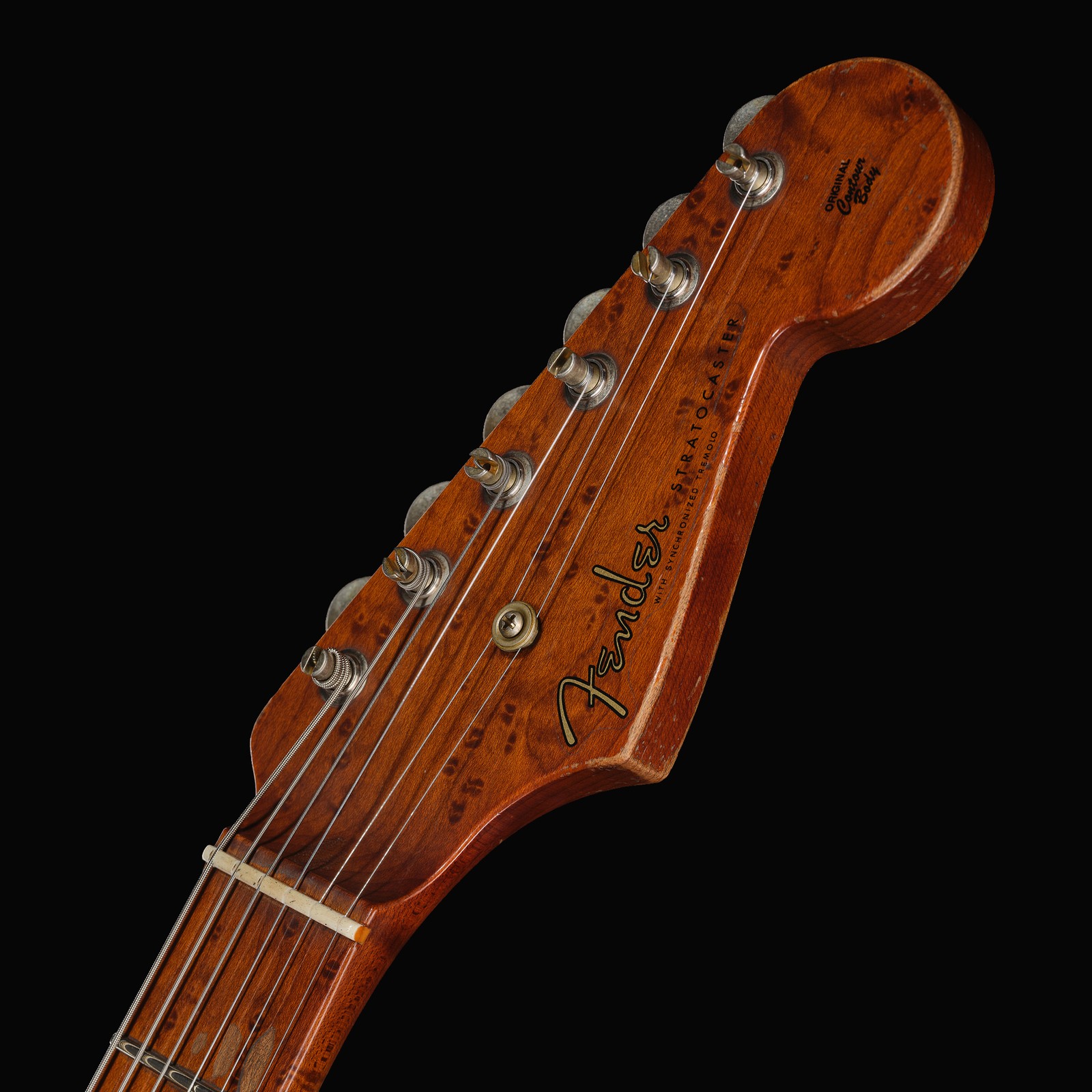 Kofpflatte der Fender 50s Strat BKoVBL Relic MBAH