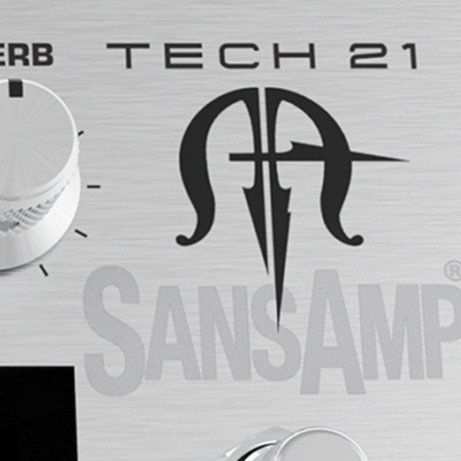 Tech 21 Logo auf dem SansAmp Marty Friedman