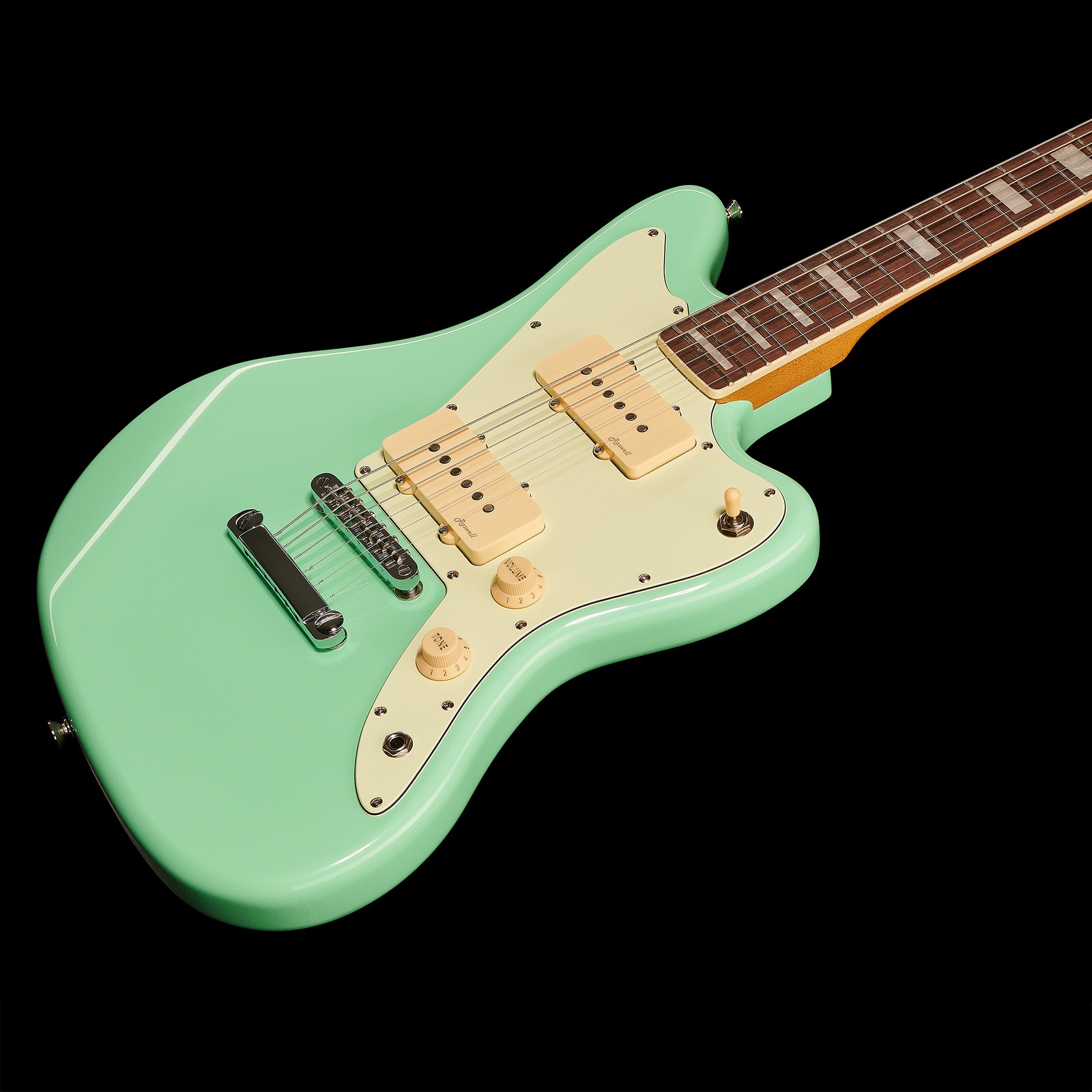 Harley Benton JA-60CC Seafoam Green E-Gitarre, Decke
