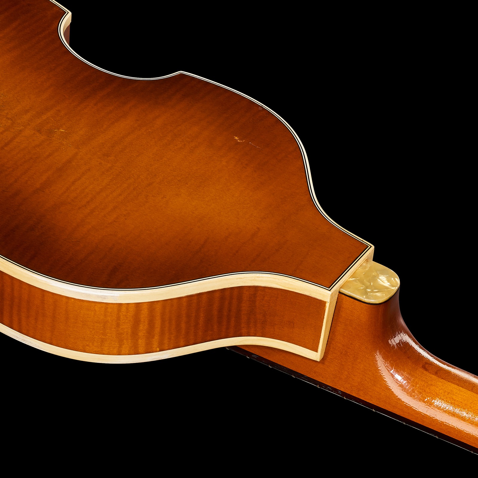 Halsübergang des Höfner Violin Bass 500/1 Relic 61 LH
