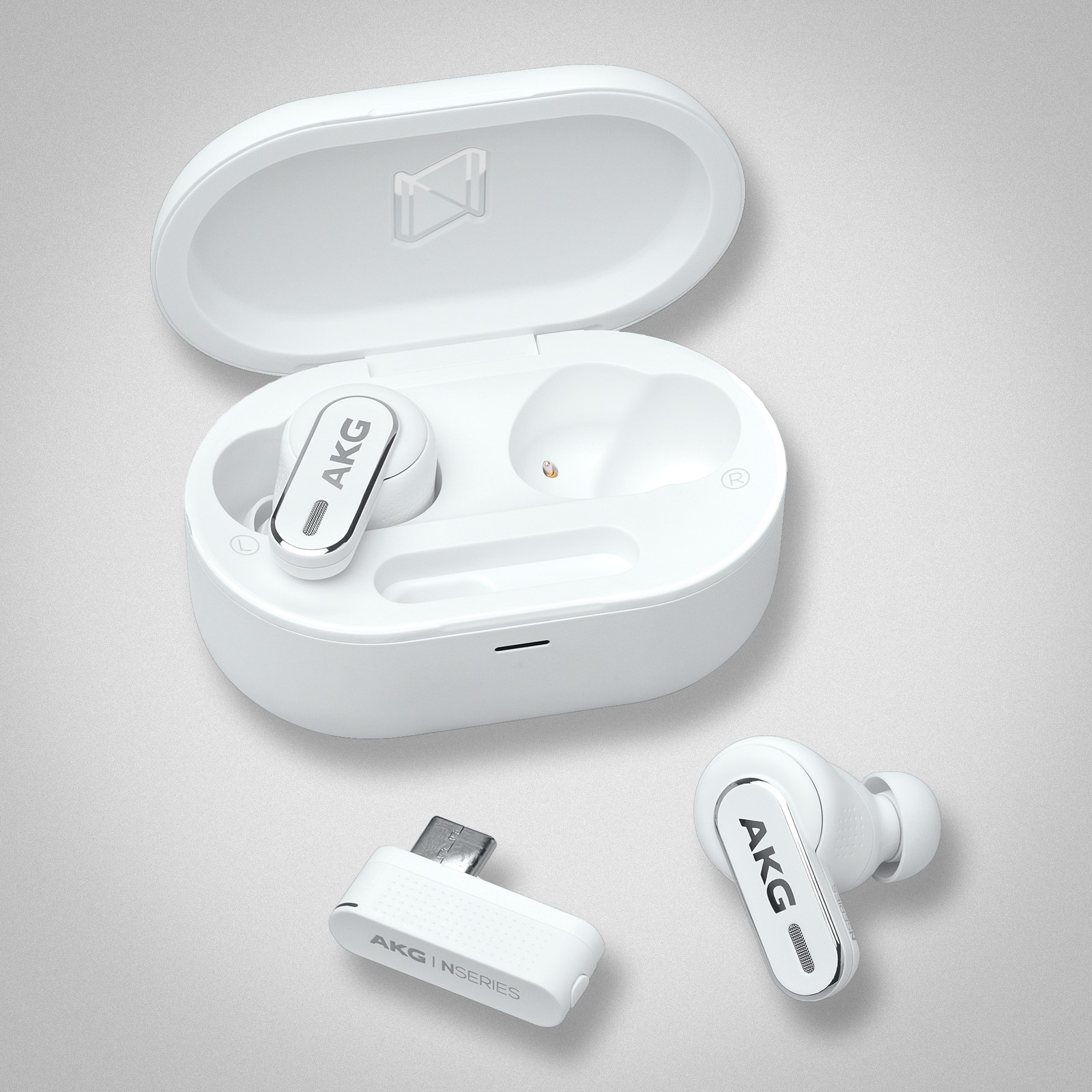 AKG N5 Hybrid White, True Wireless Kopfhörer