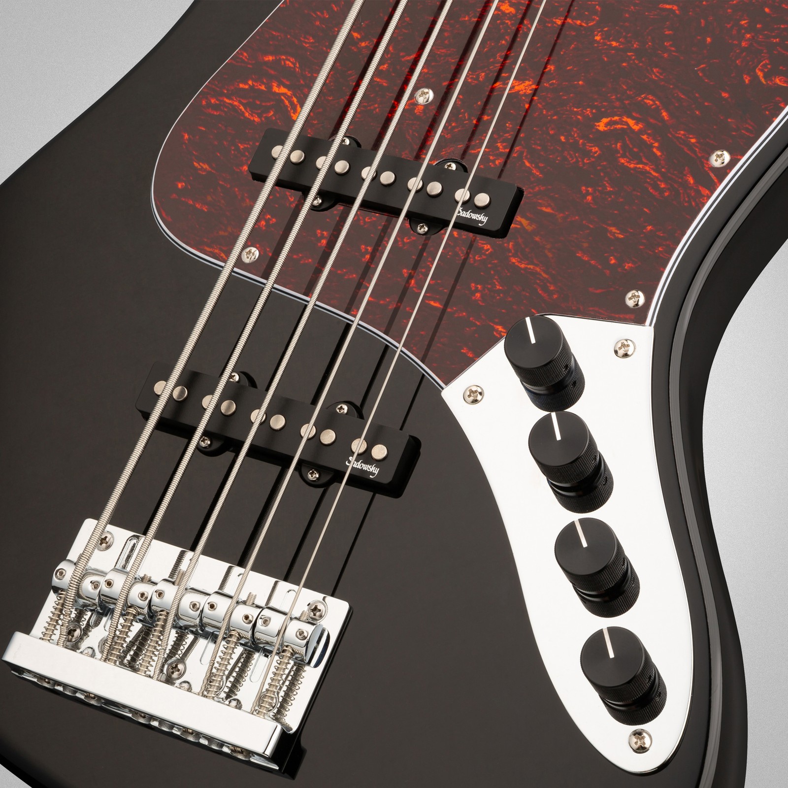 Sadowsky MetroExpress 21 Vintage JJ5 Morado Black, five-string bass guitar, top