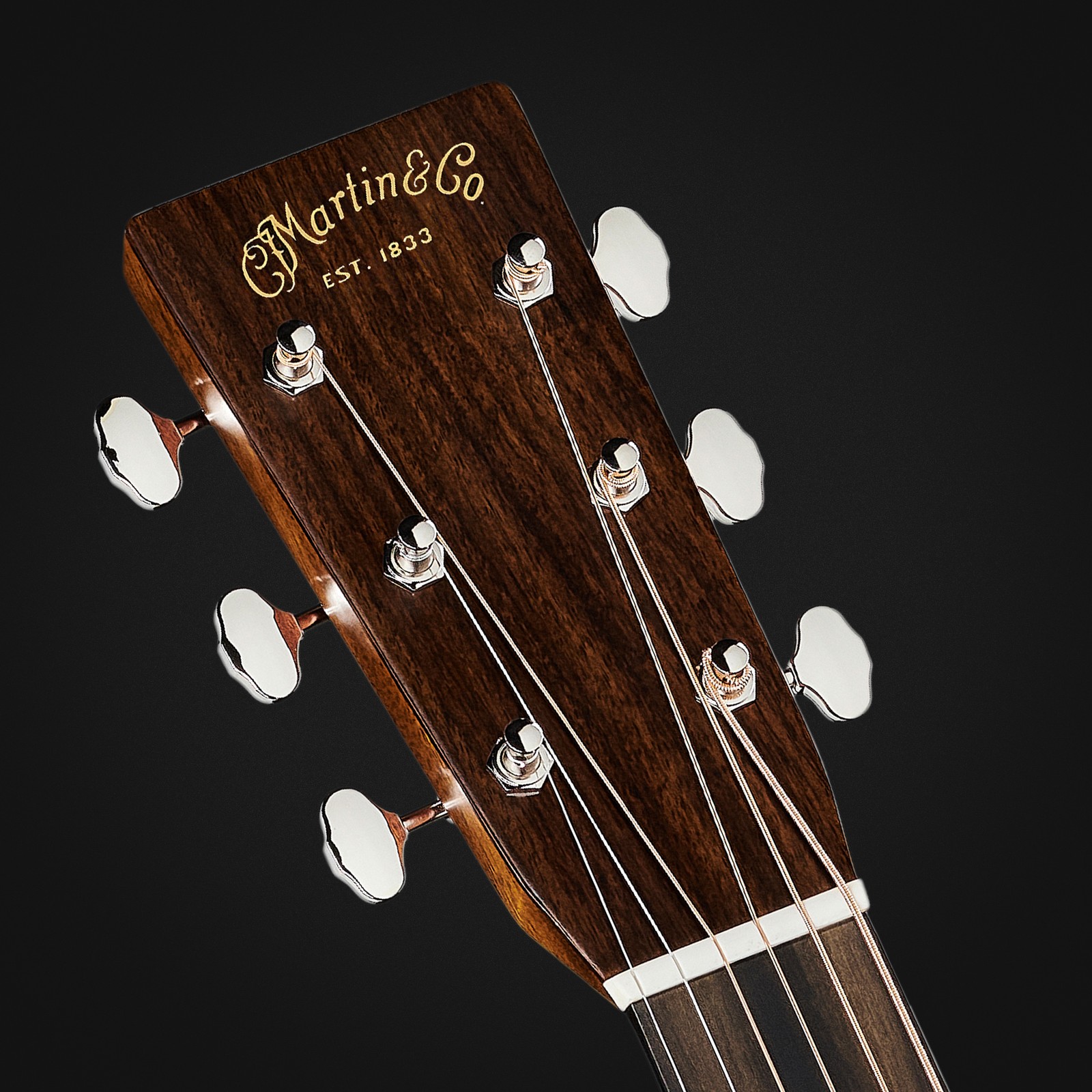 Kopfplatte der Martin Guitars 00028 Sunburst LH