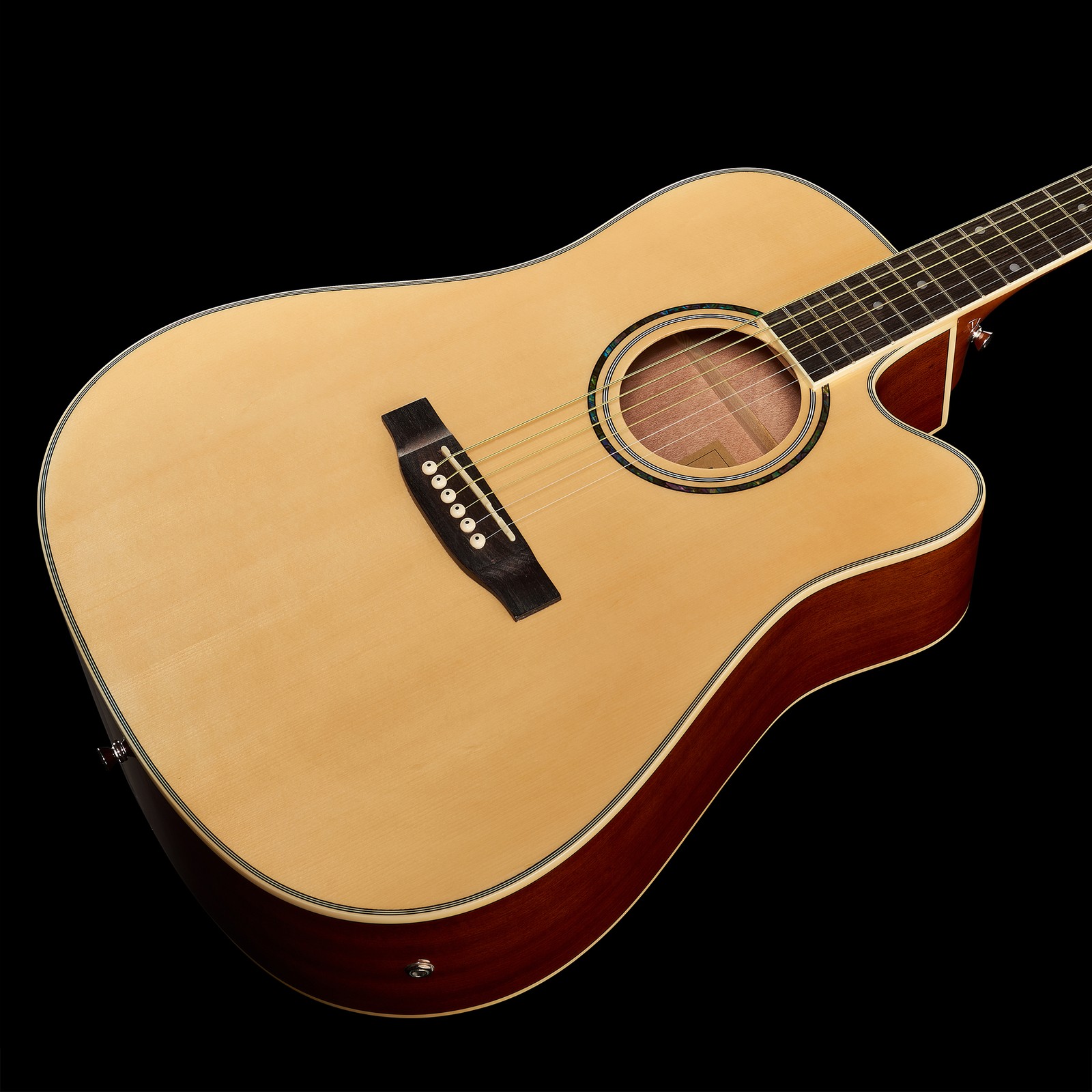 Harley Benton D-120CE NT Westerngitarre, Detail