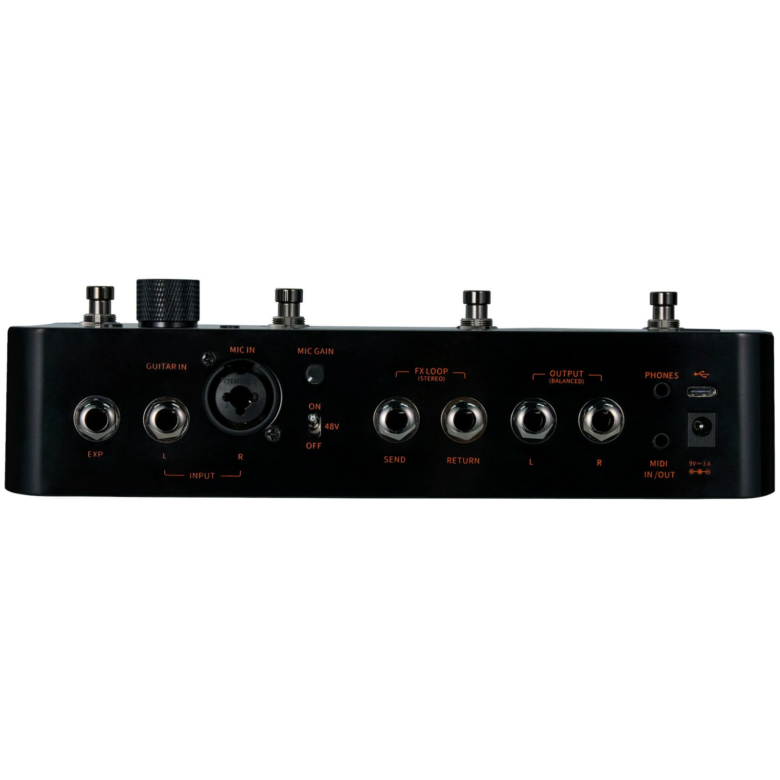 Anschlüsse des Mooer GS1000 Li Amp Profiling