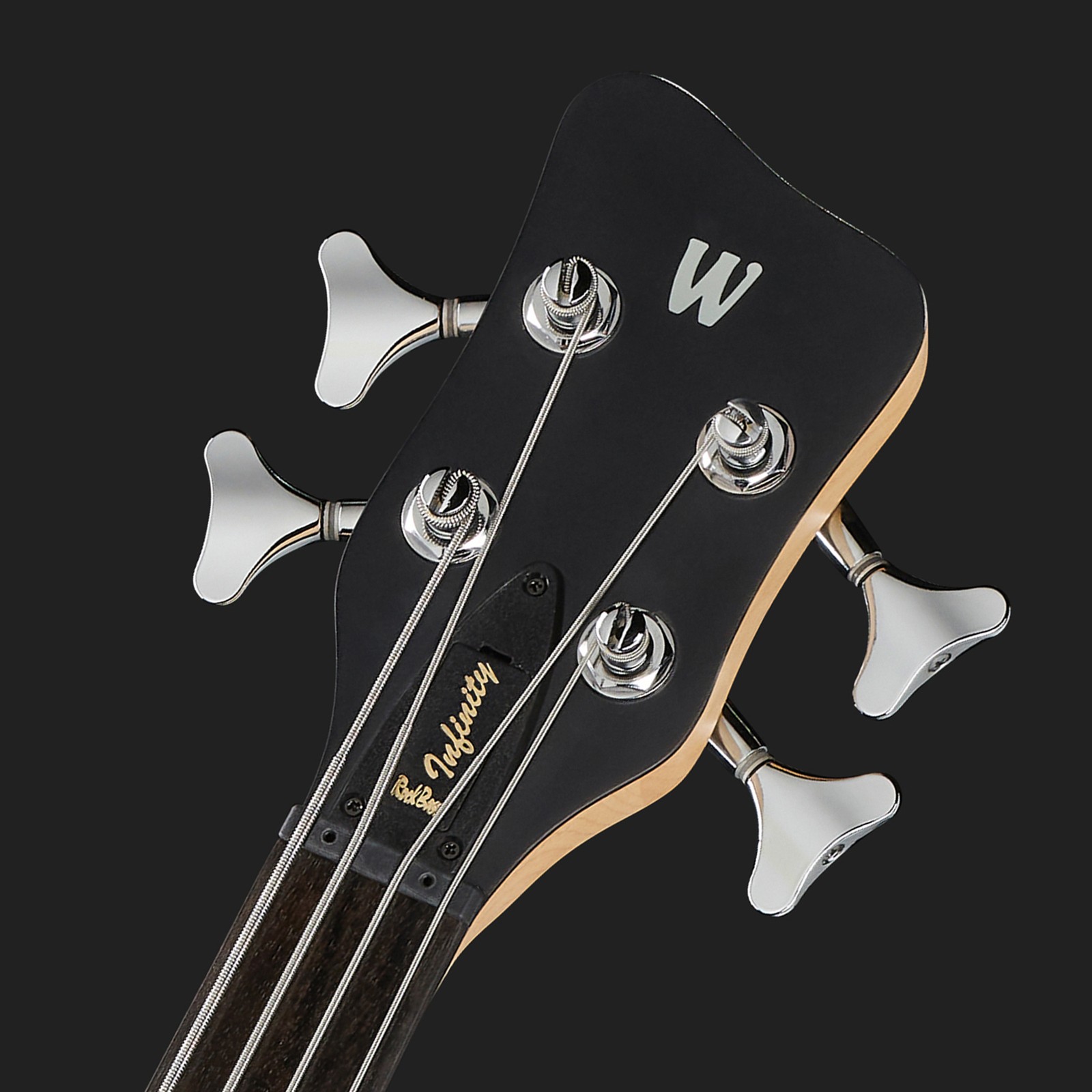 Warwick RockBass Infinity 4 FL NTHP fretless bass, headstock