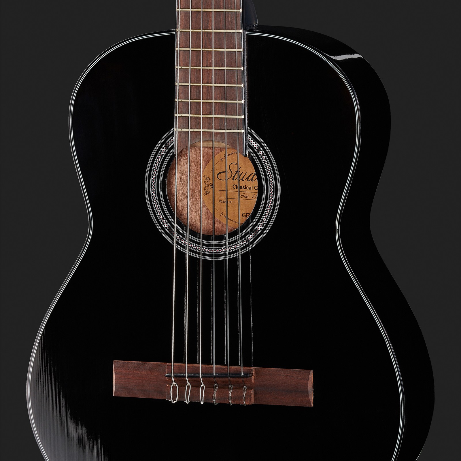 Gewa Student Black 1/2 Konzergitarre