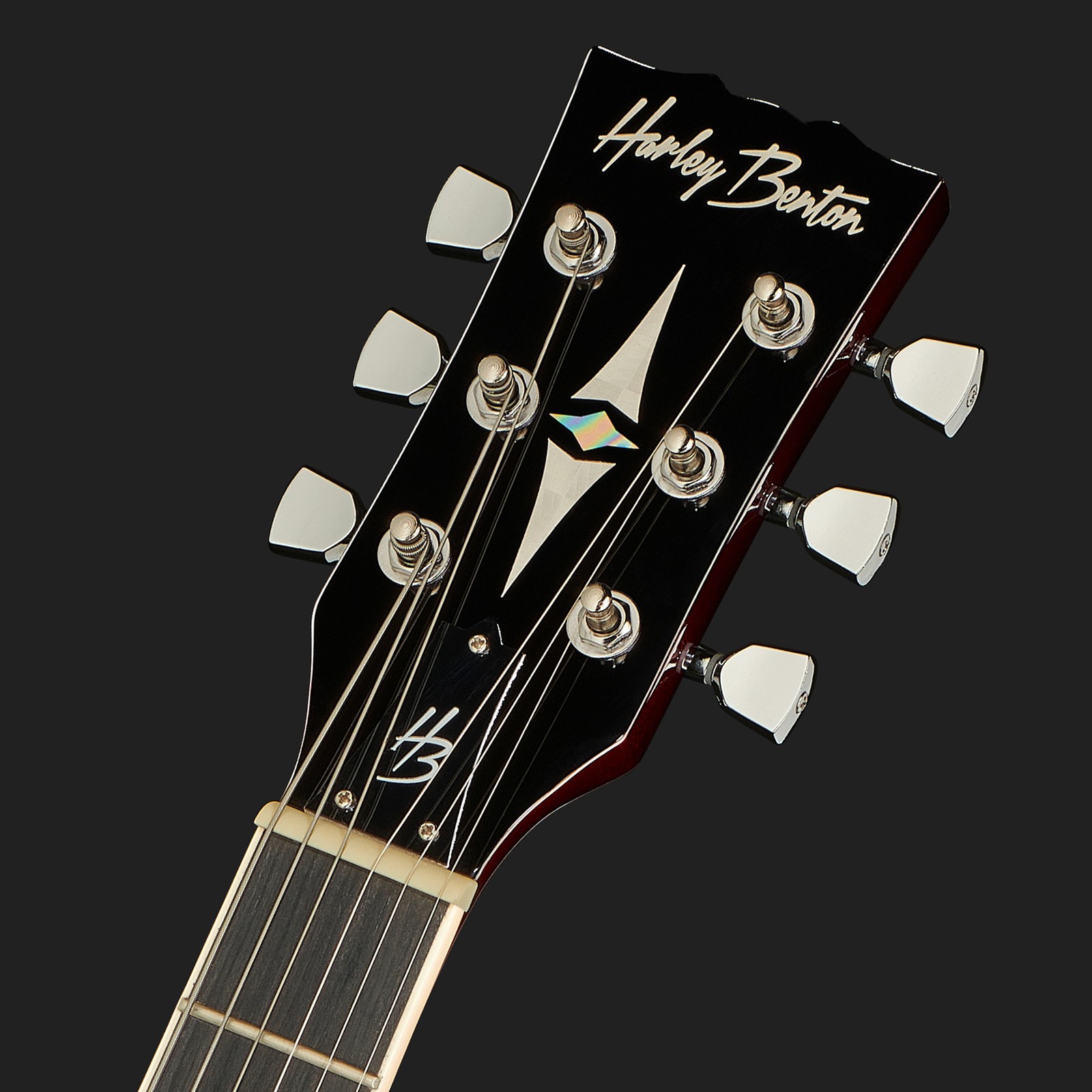 Kopfplatte der Harley Benton SC-450 P90 GT Classic Series E-Gitarre