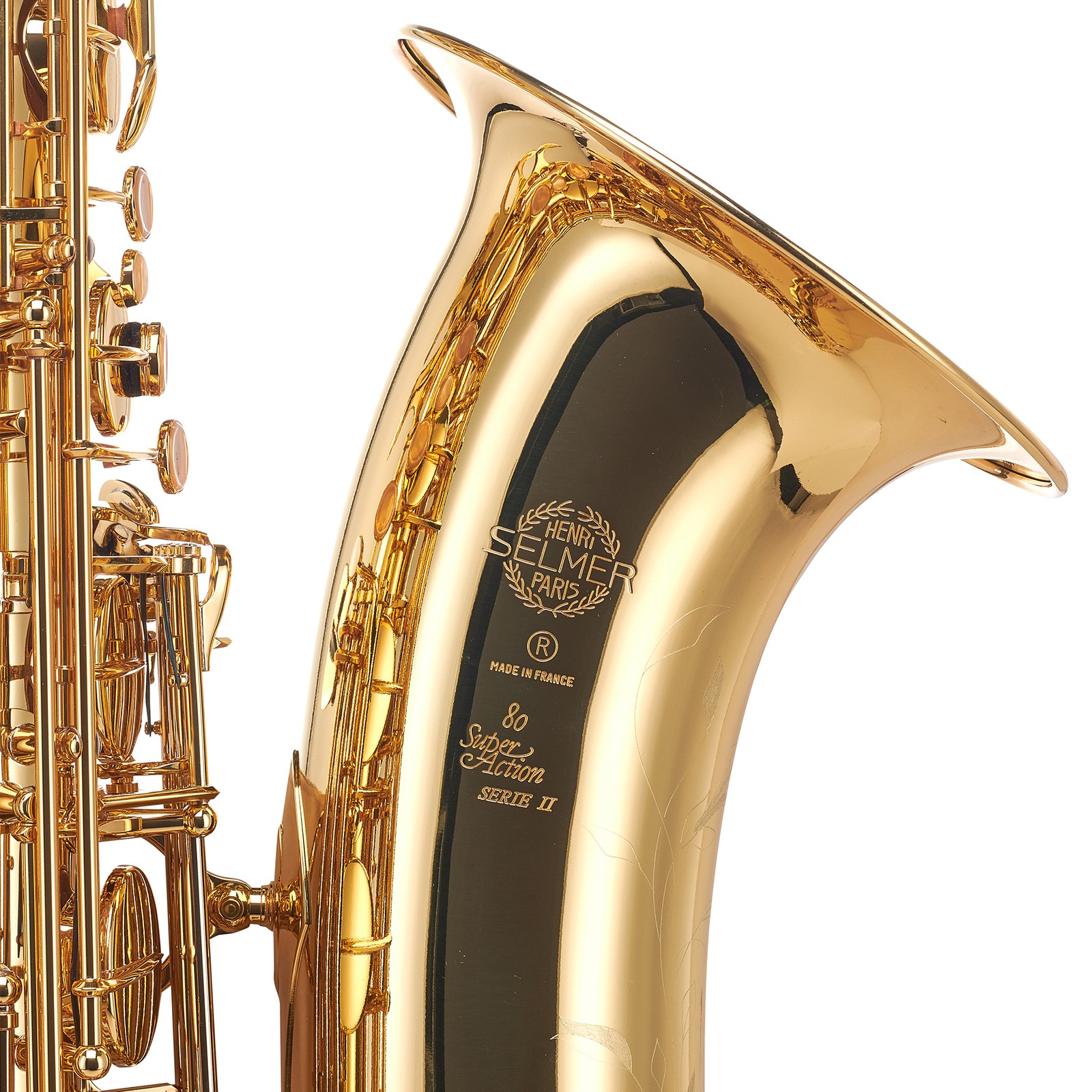 Logo auf dem Selmer SE-B2L Baritone Sax