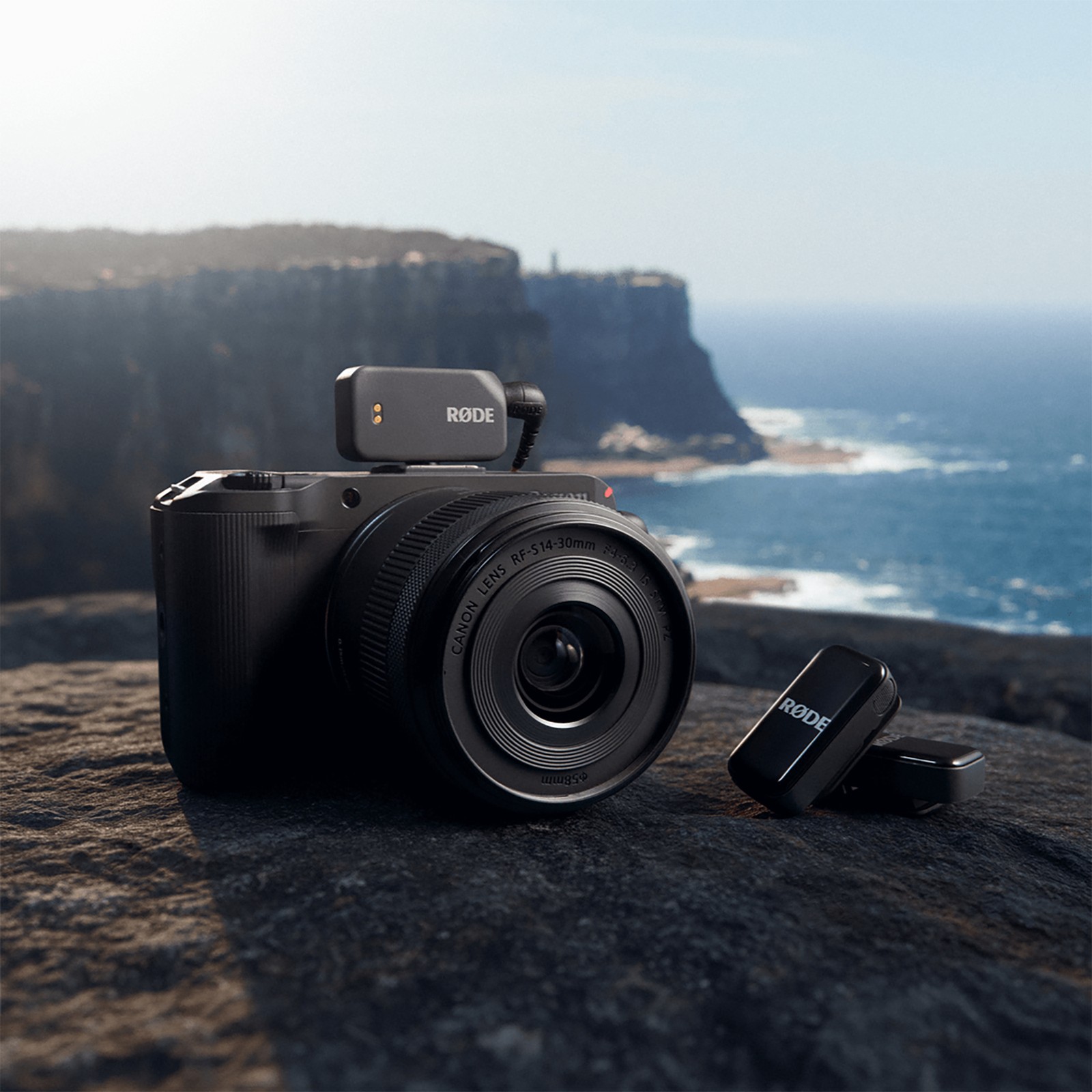 Drahtlos-Mikrofonsystem für Smartphones und DSLR-Kameras