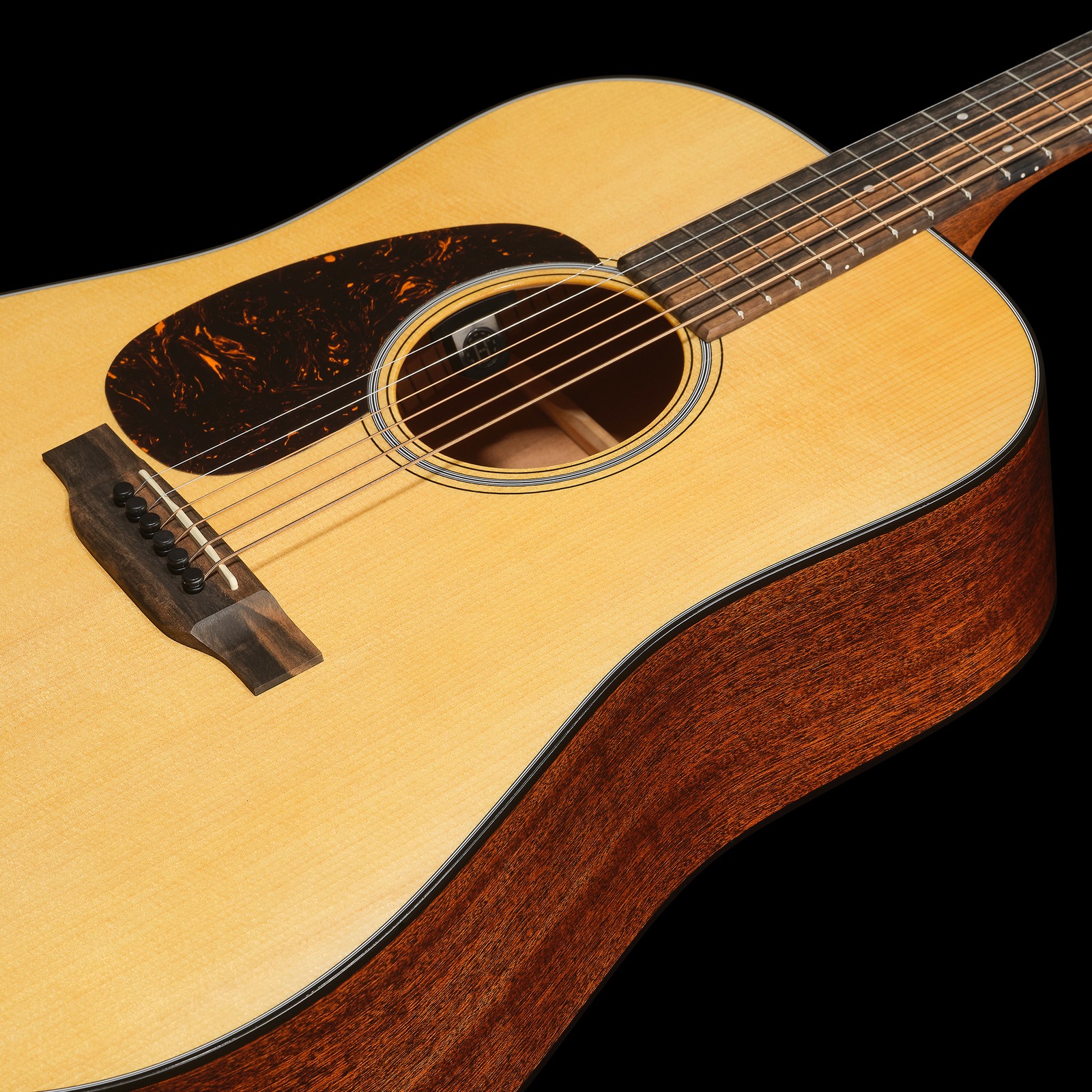 Martin Guitar D-12E Retro Nat LH, Decke