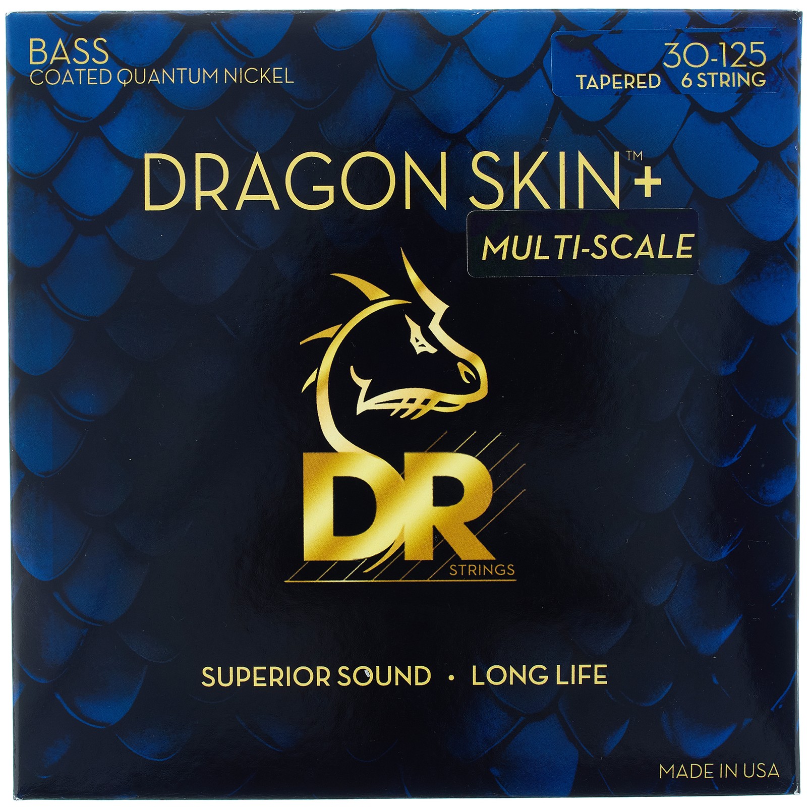 DR Strings Dragon Skin+ DBQM6-30 Coated
