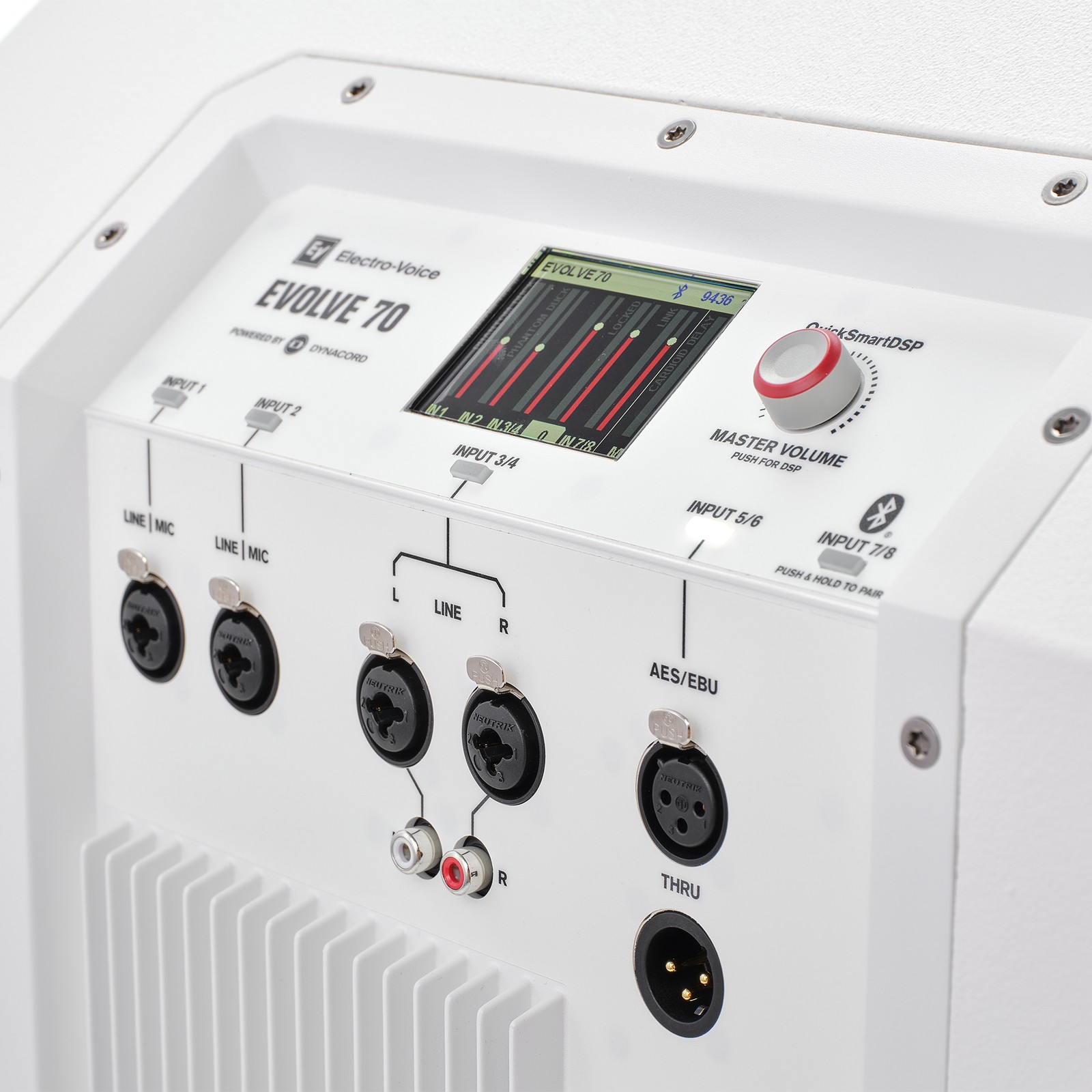 EV EVOLVE 70 White, Rückseite