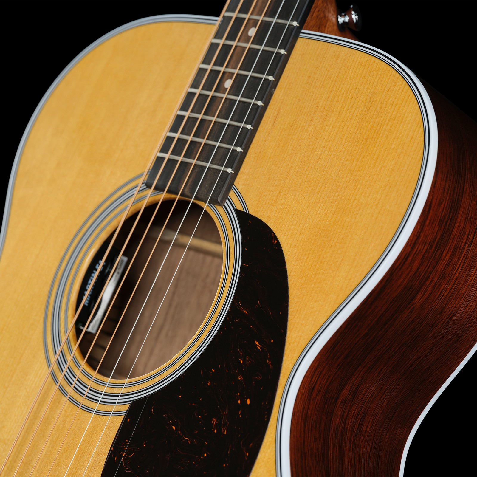 Martin Guitar 000-13E Retro Walnut, Decke