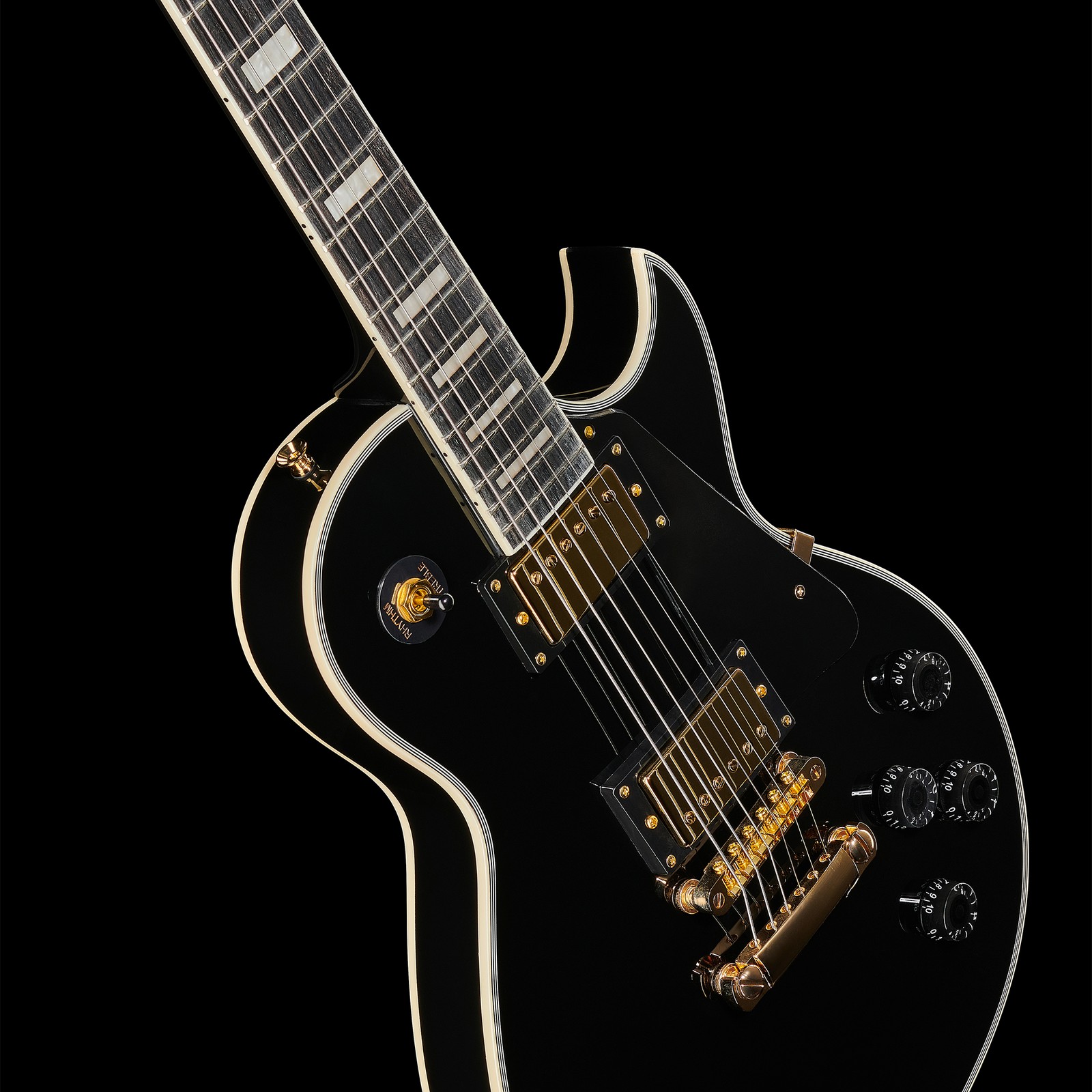 Harley Benton SC-500 BK Vintage Series E-Gitarre, Decke