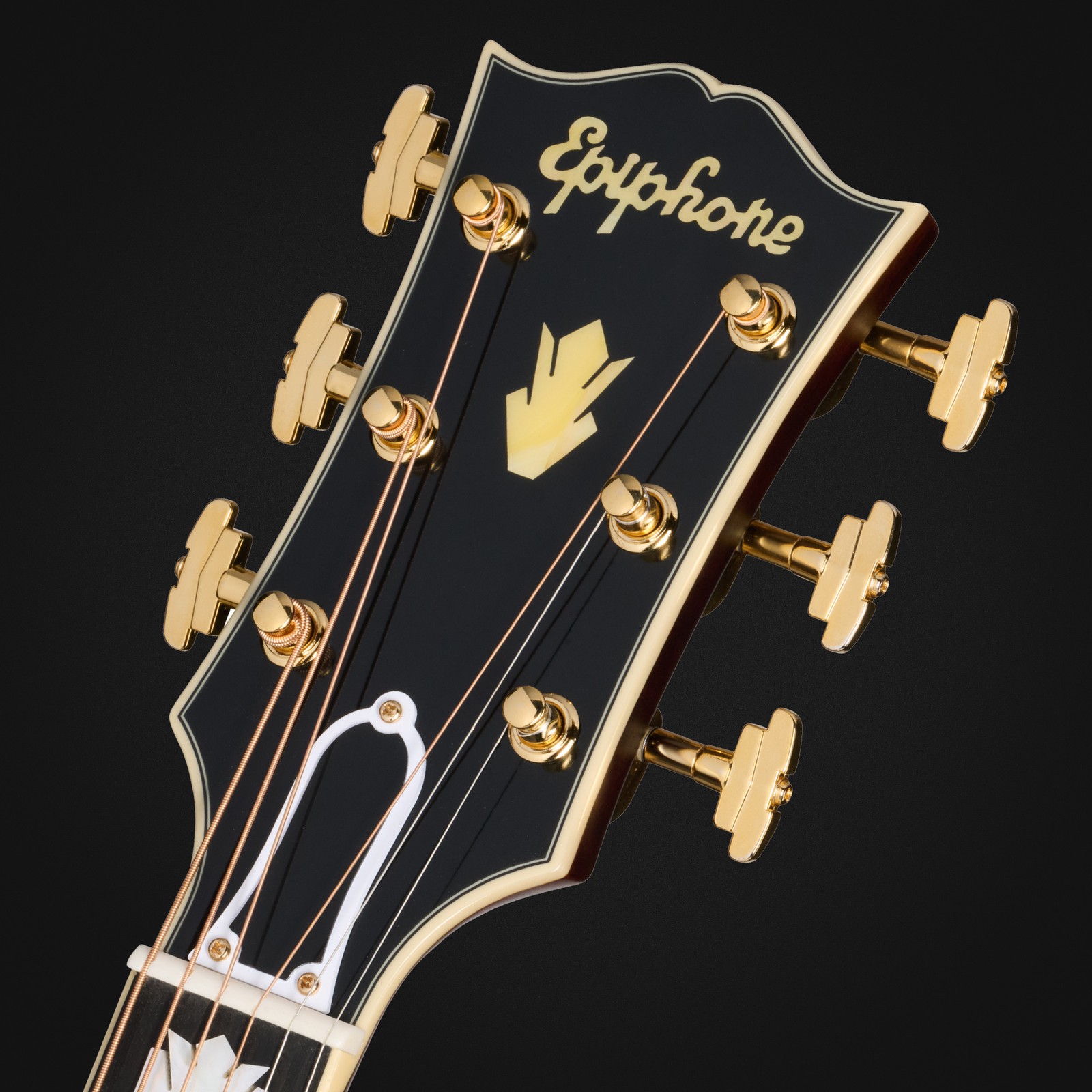 Kopfplatte der Epiphone Pre-War SJ-200 RW Rei. VS IBC