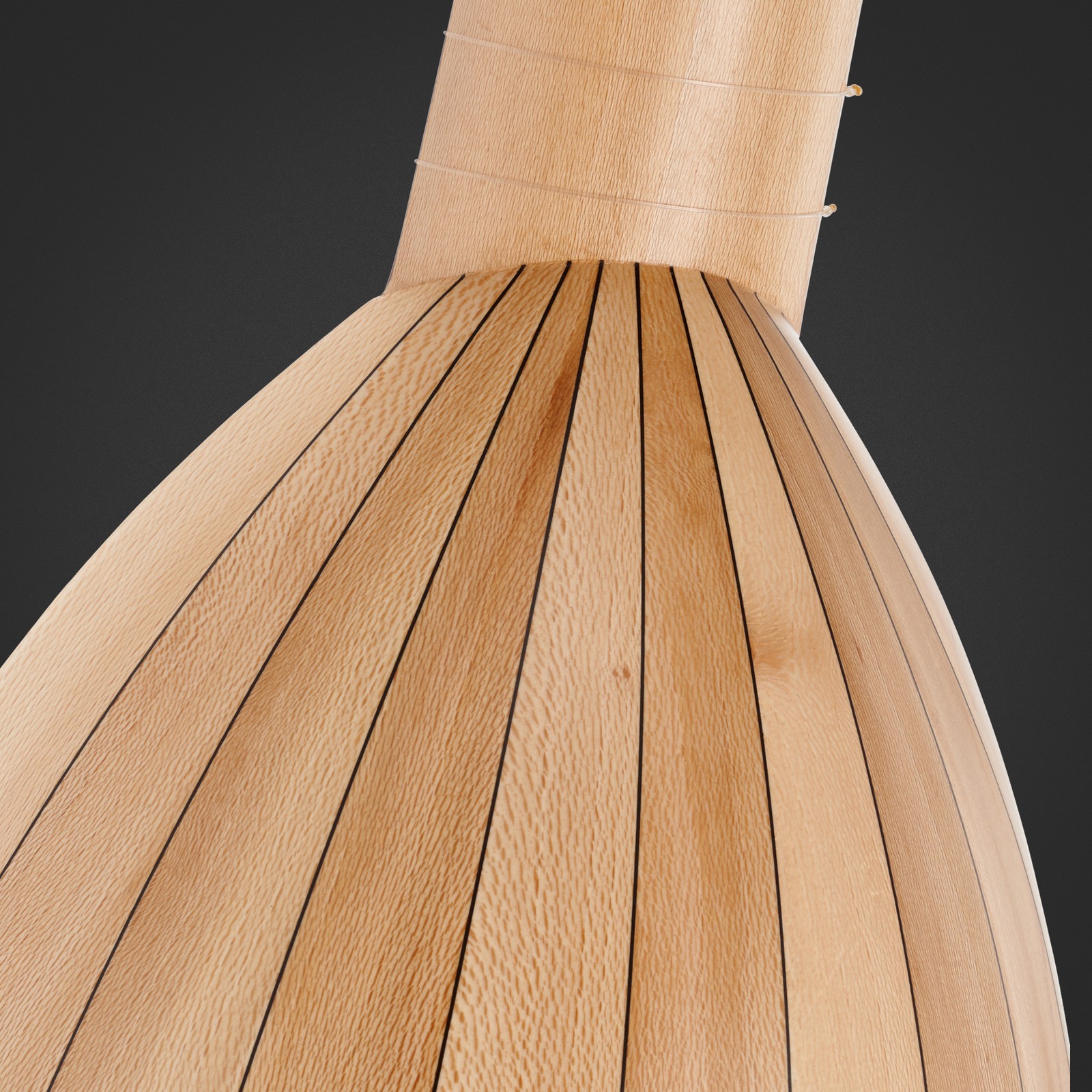 Rückseite der Thomann Renaissance Laute 8/15