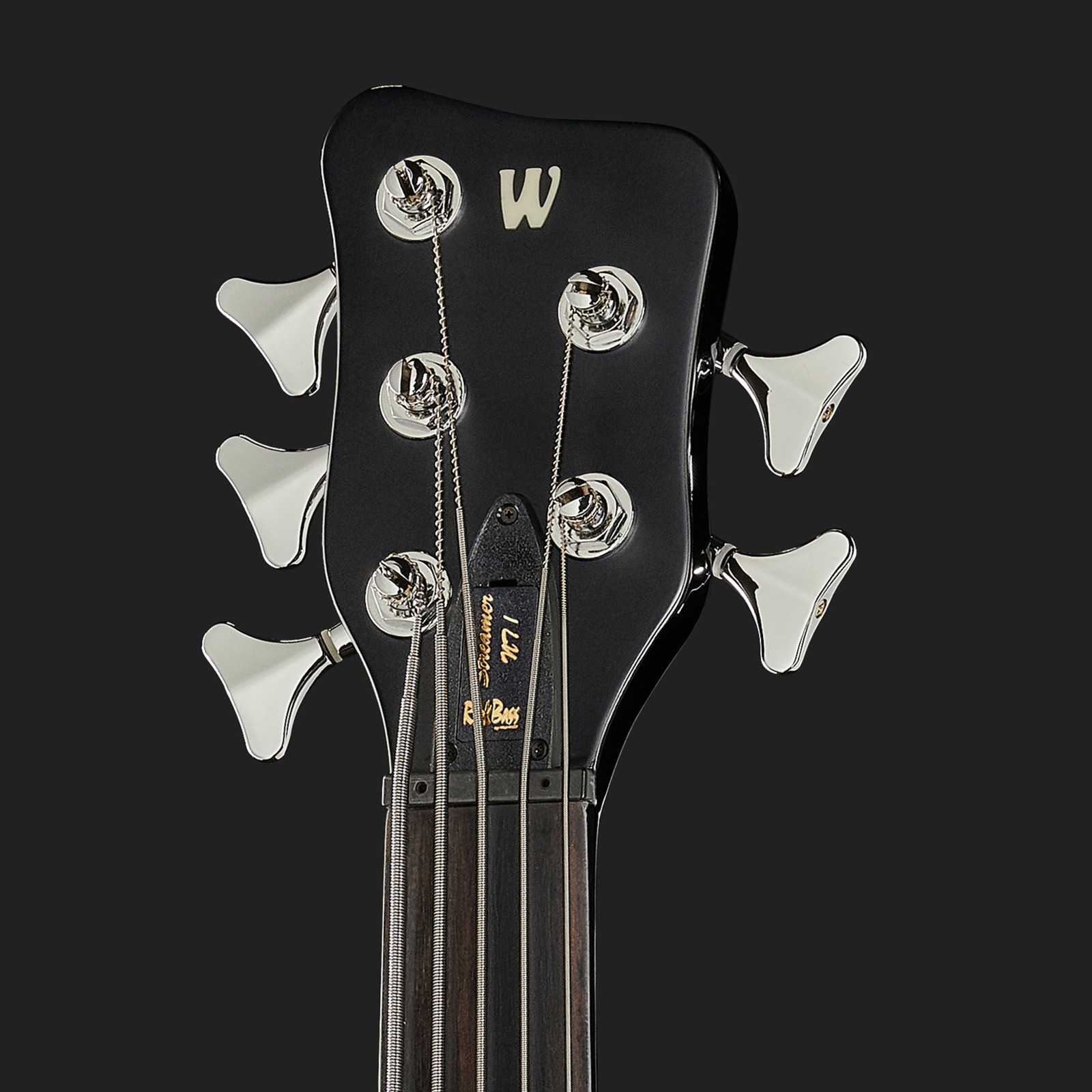 Kopfplatte des Warwick RB Streamer NT I 5 FL BLK