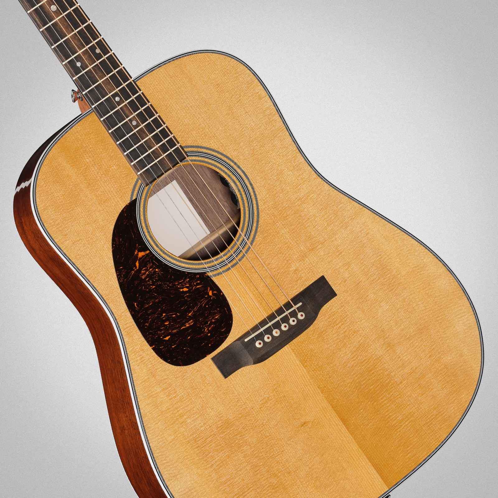 Martin Guitar D-13E Retro Walnut LH, Decke