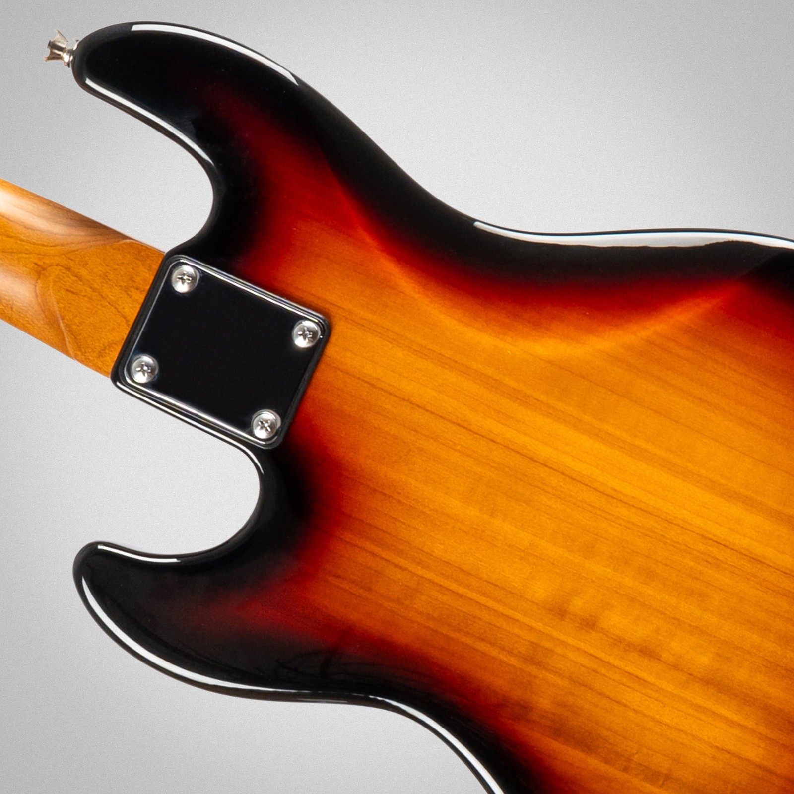 Flight Mini JB Bass SB, Rückseite - Korpus aus gerösteter Pappel