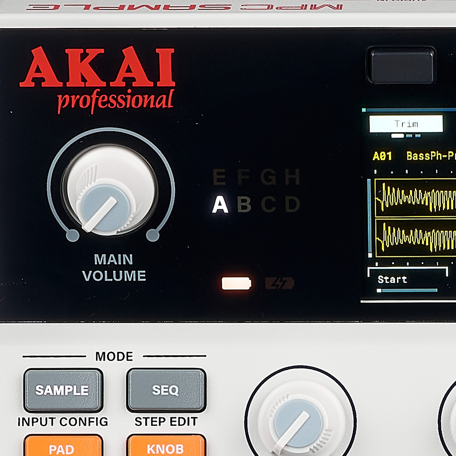 Logo auf dem AKAI Professional MPC Sample