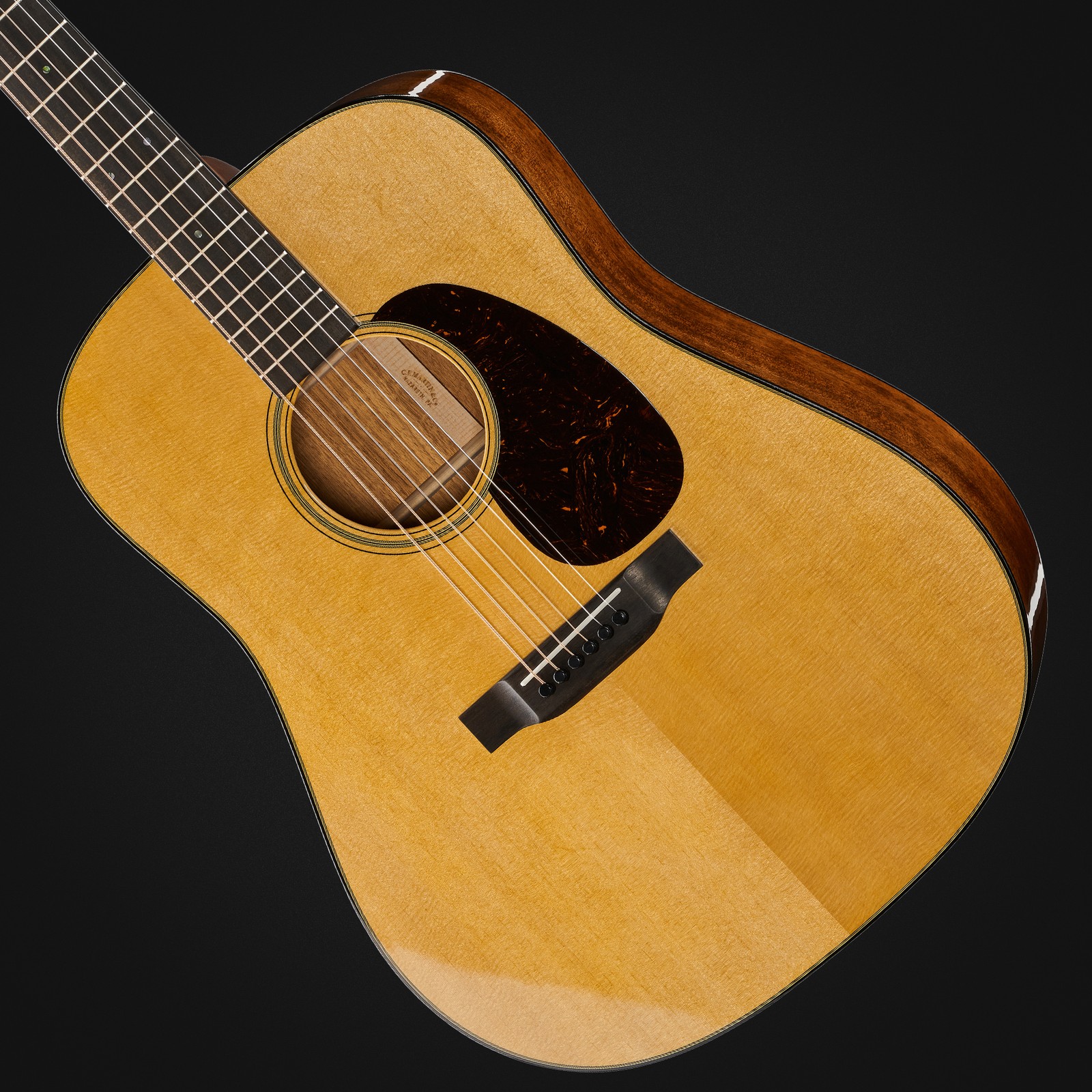 Decke der Martin Guitars D18