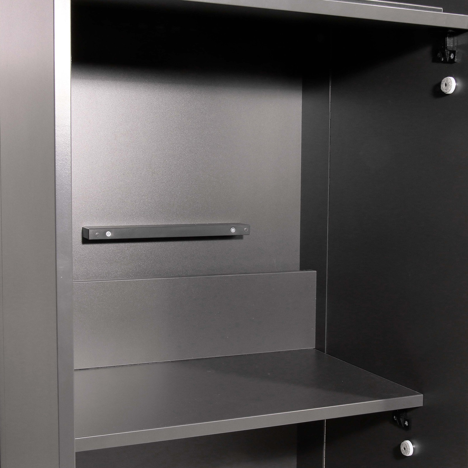 Thon Lectern & Case graphite, Renderpult mit Flightcase