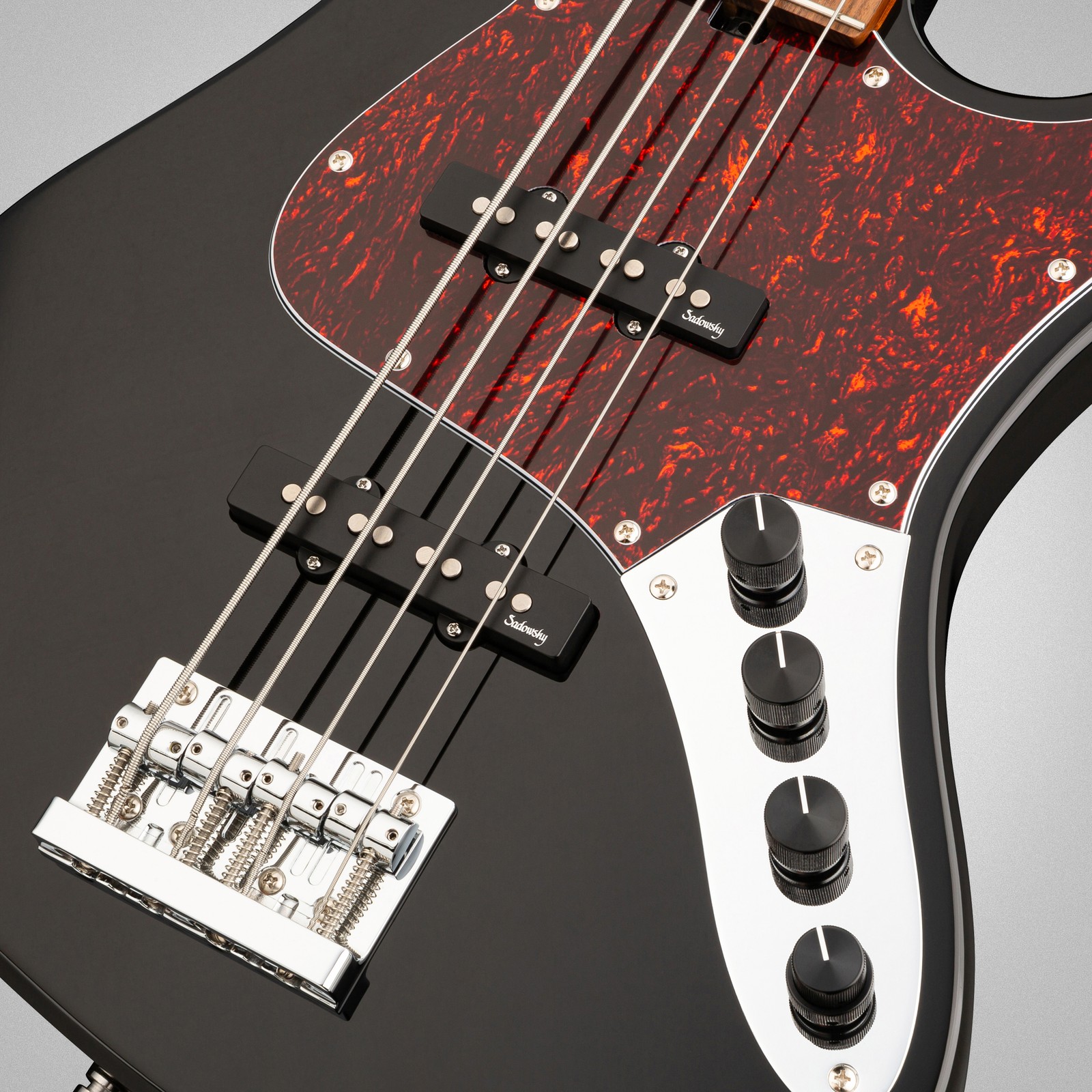 Top, Sadowsky MetroExpress 22 Will Lee 4 Black, artist's signature bass